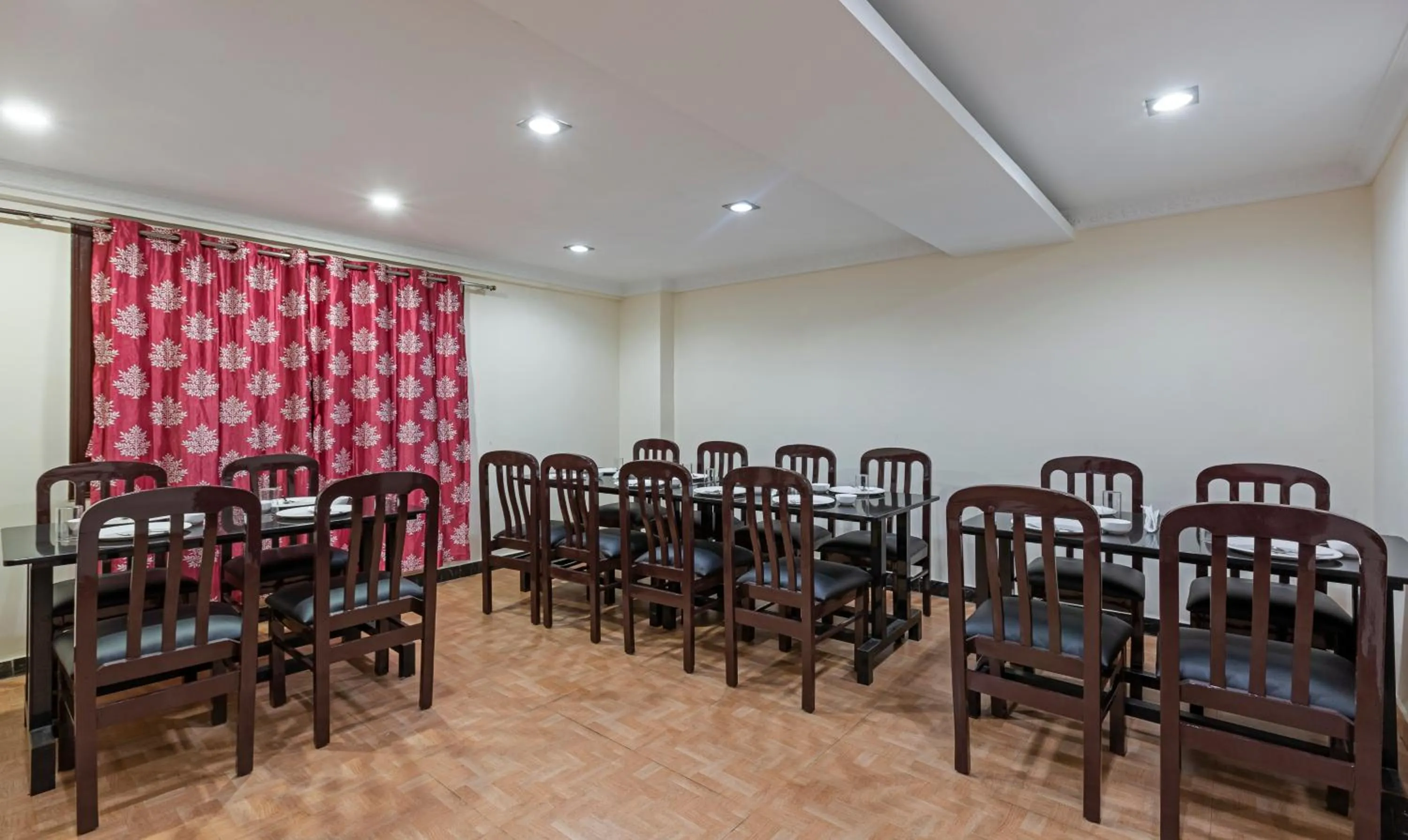 Dining area in Treebo Akshaya Residency