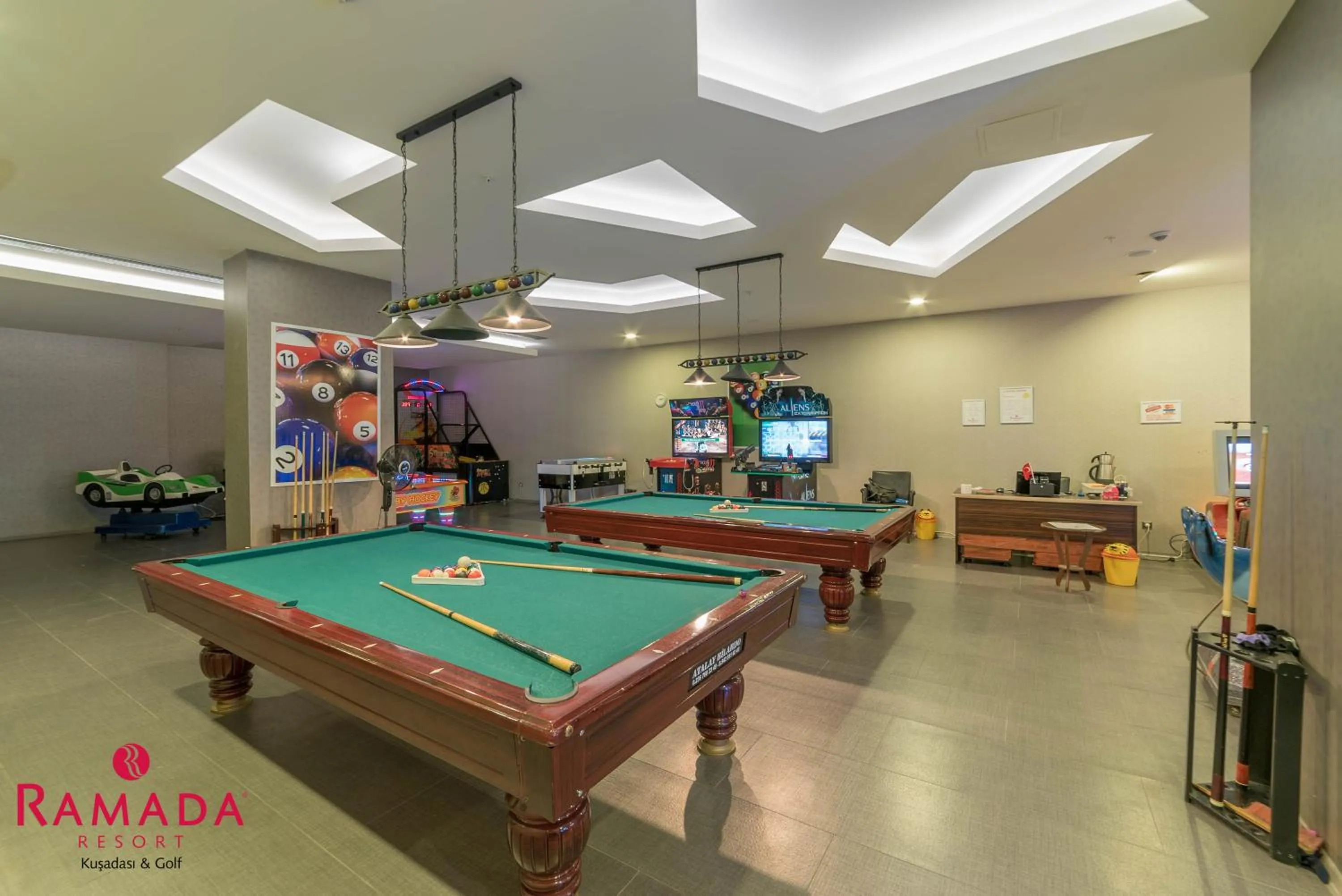 Game Room in Ramada Resort Kusadasi & Golf