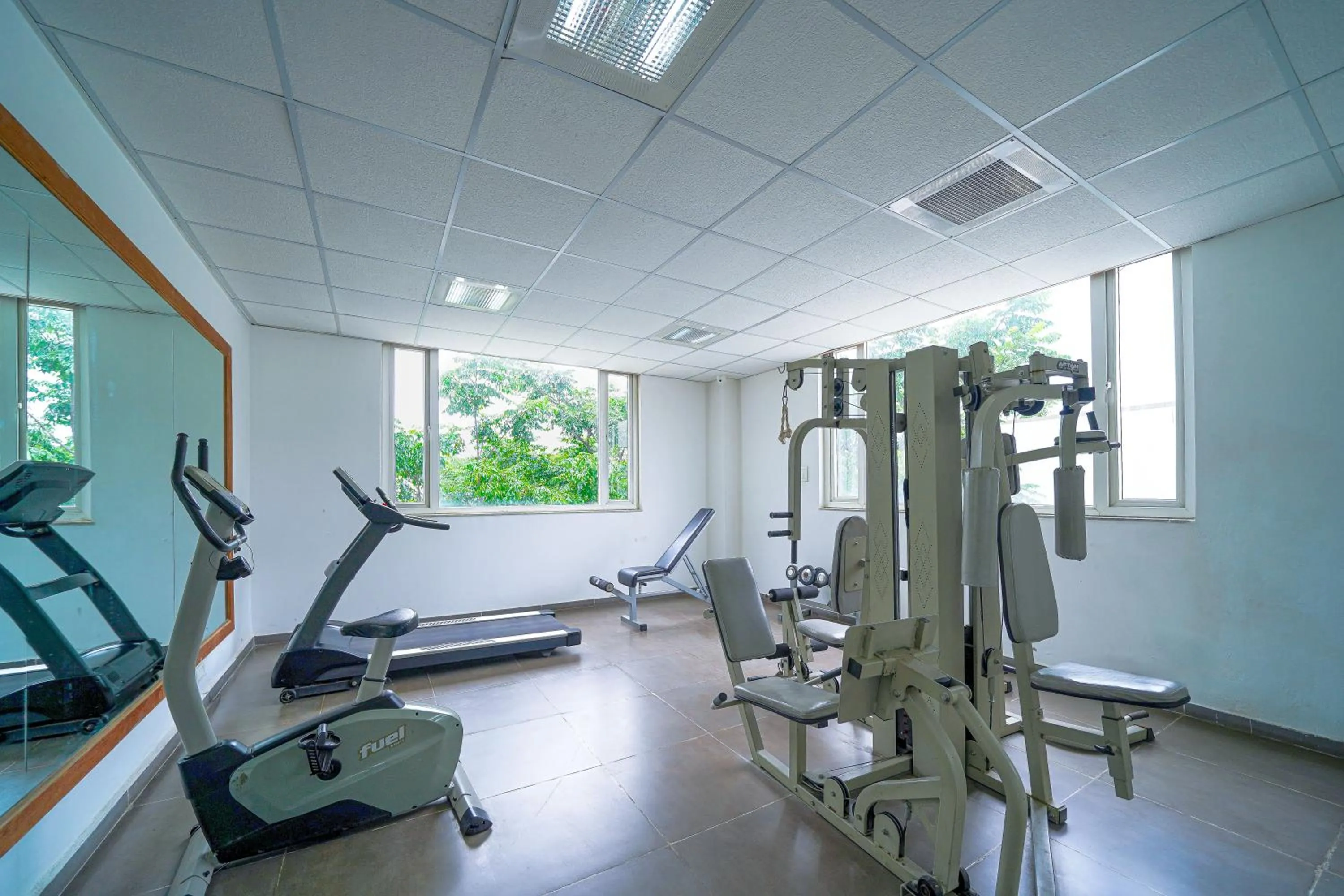 Fitness centre/facilities in Olive Hotel Electronic City by Embassy Group