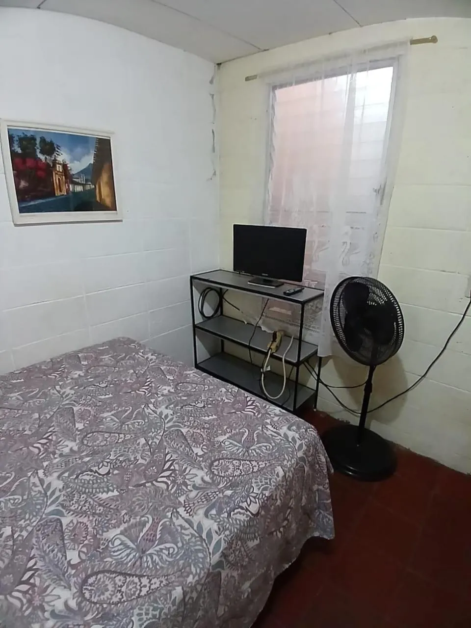 Bed in Santa Tecla Acogedora Guest House