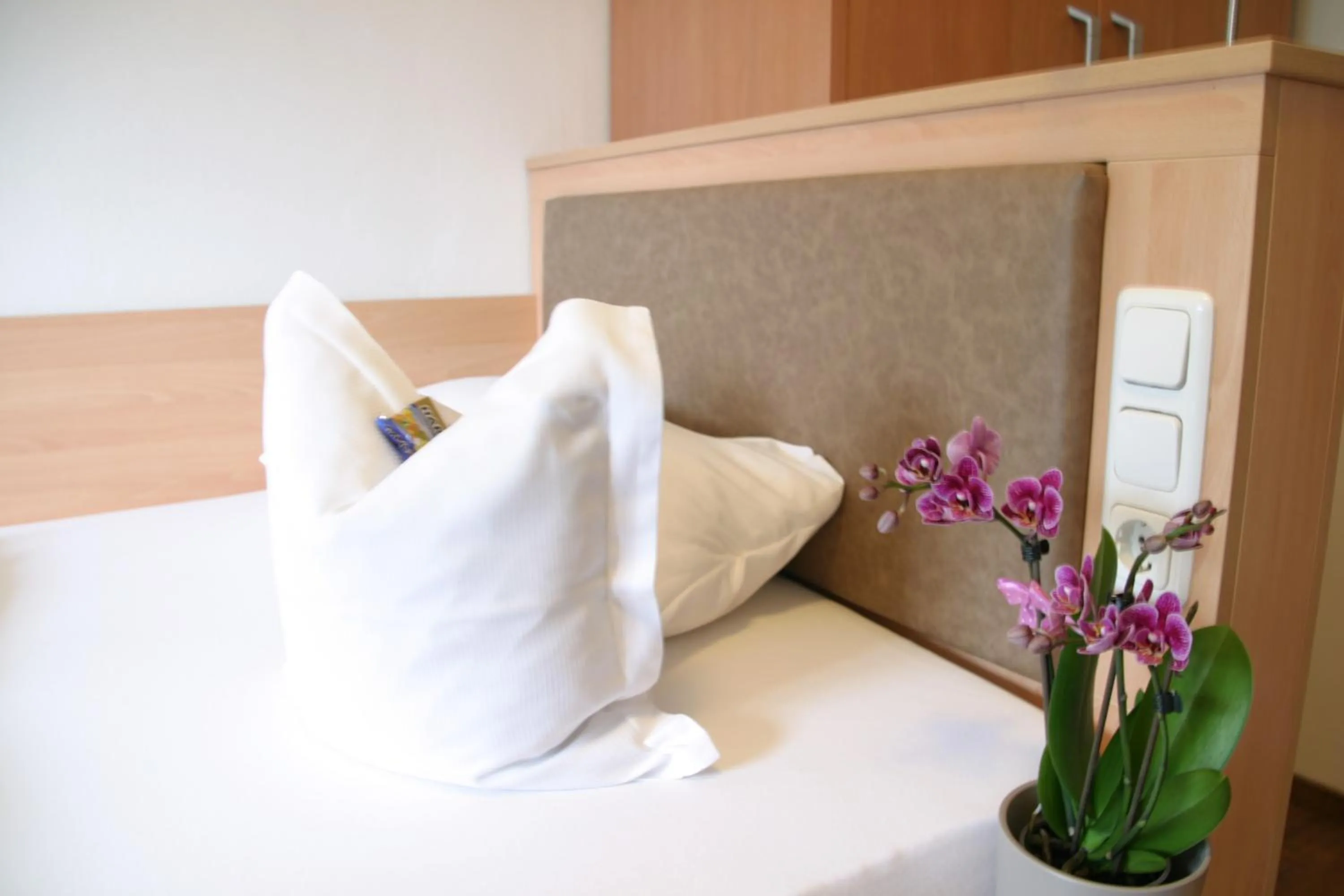 Bed in Hotel-Restaurant Bellevue