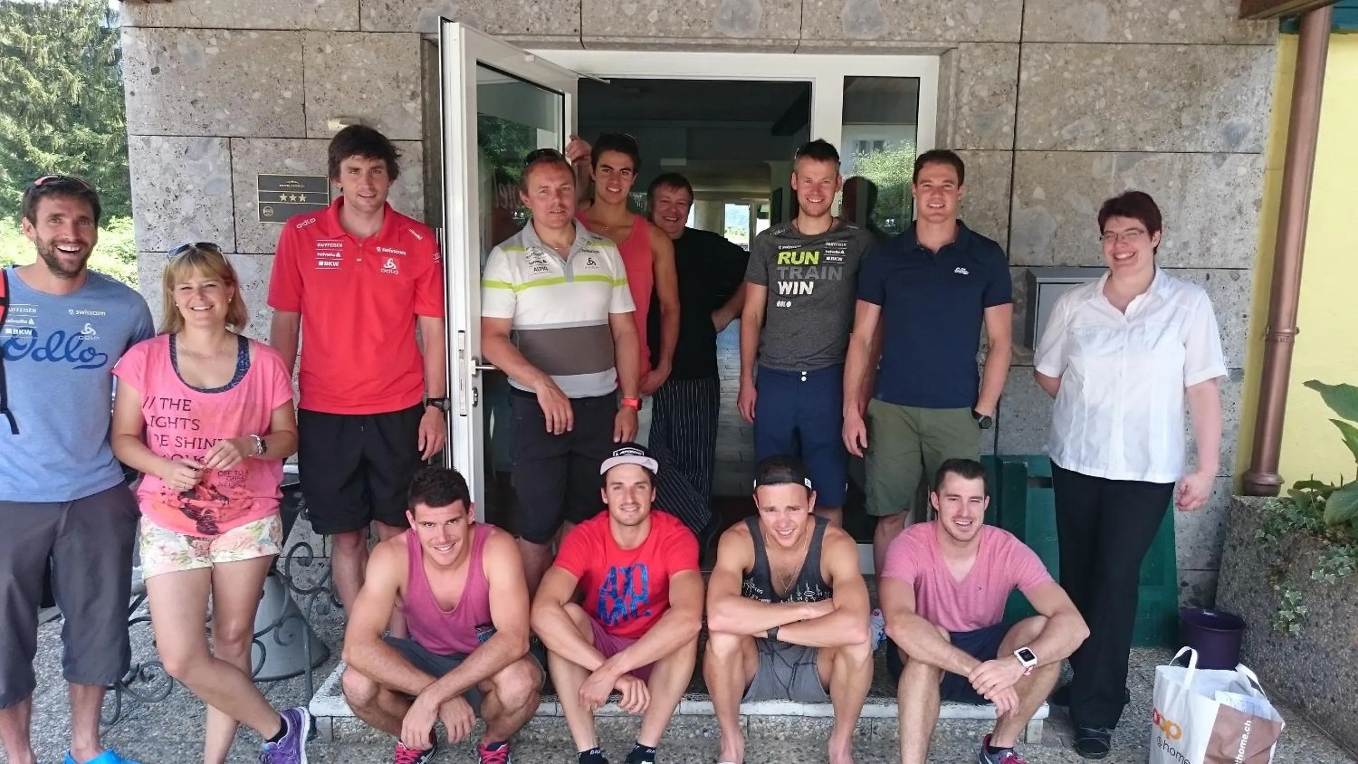 Guests in Hotel-Restaurant Bellevue