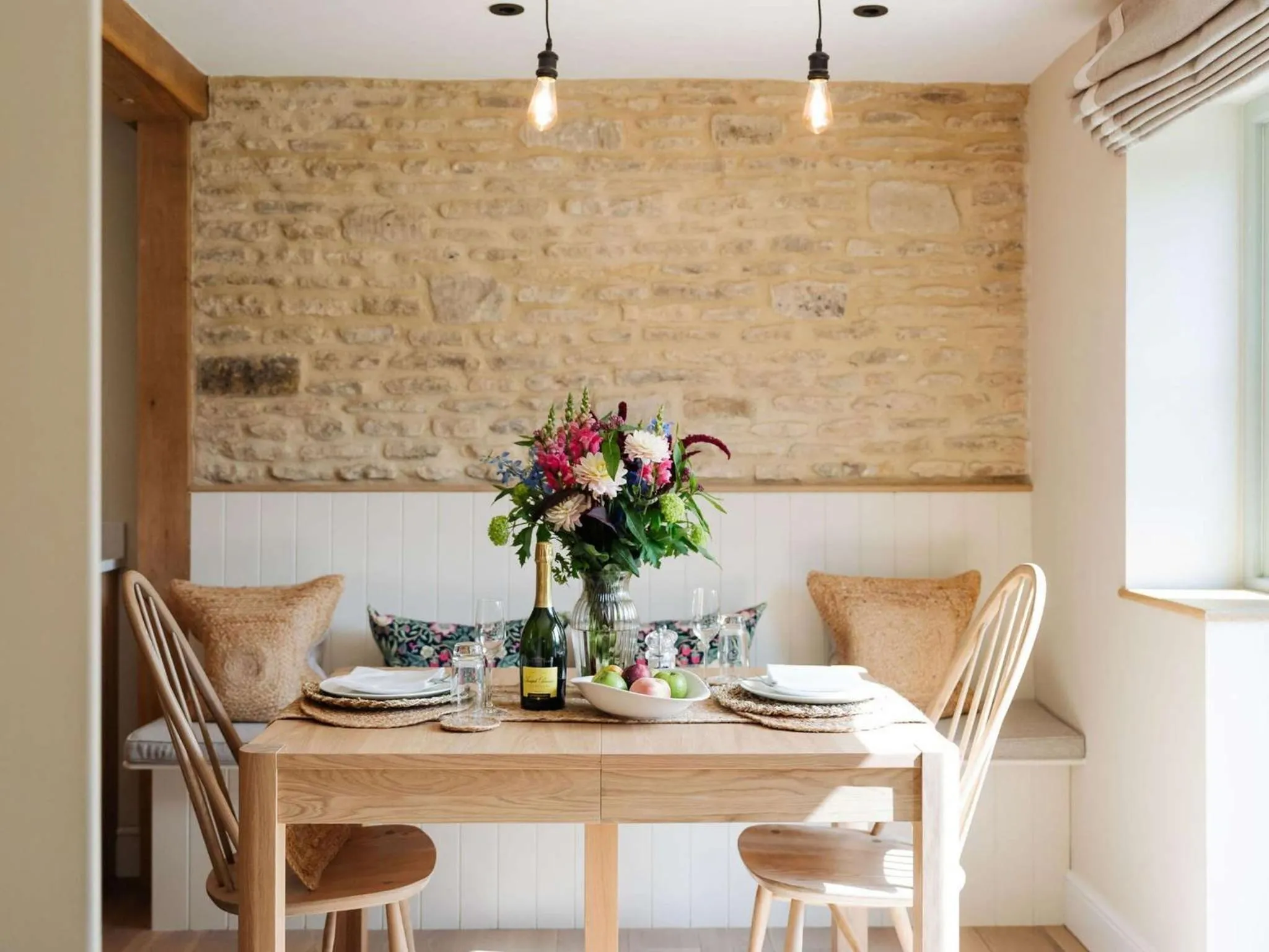 Dining area in Lucknam Park, Emblems Collection