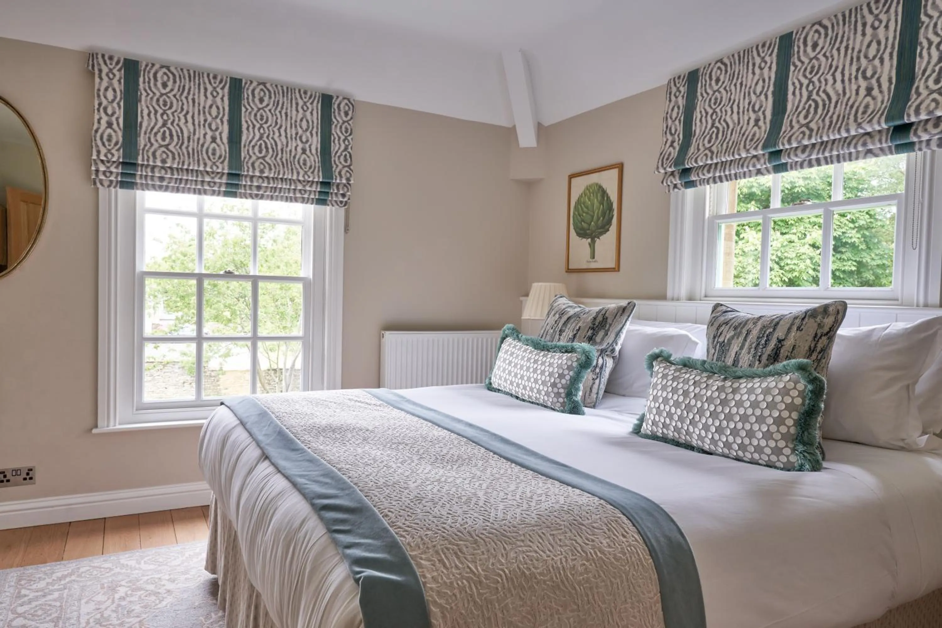 Bed in Lucknam Park, Emblems Collection