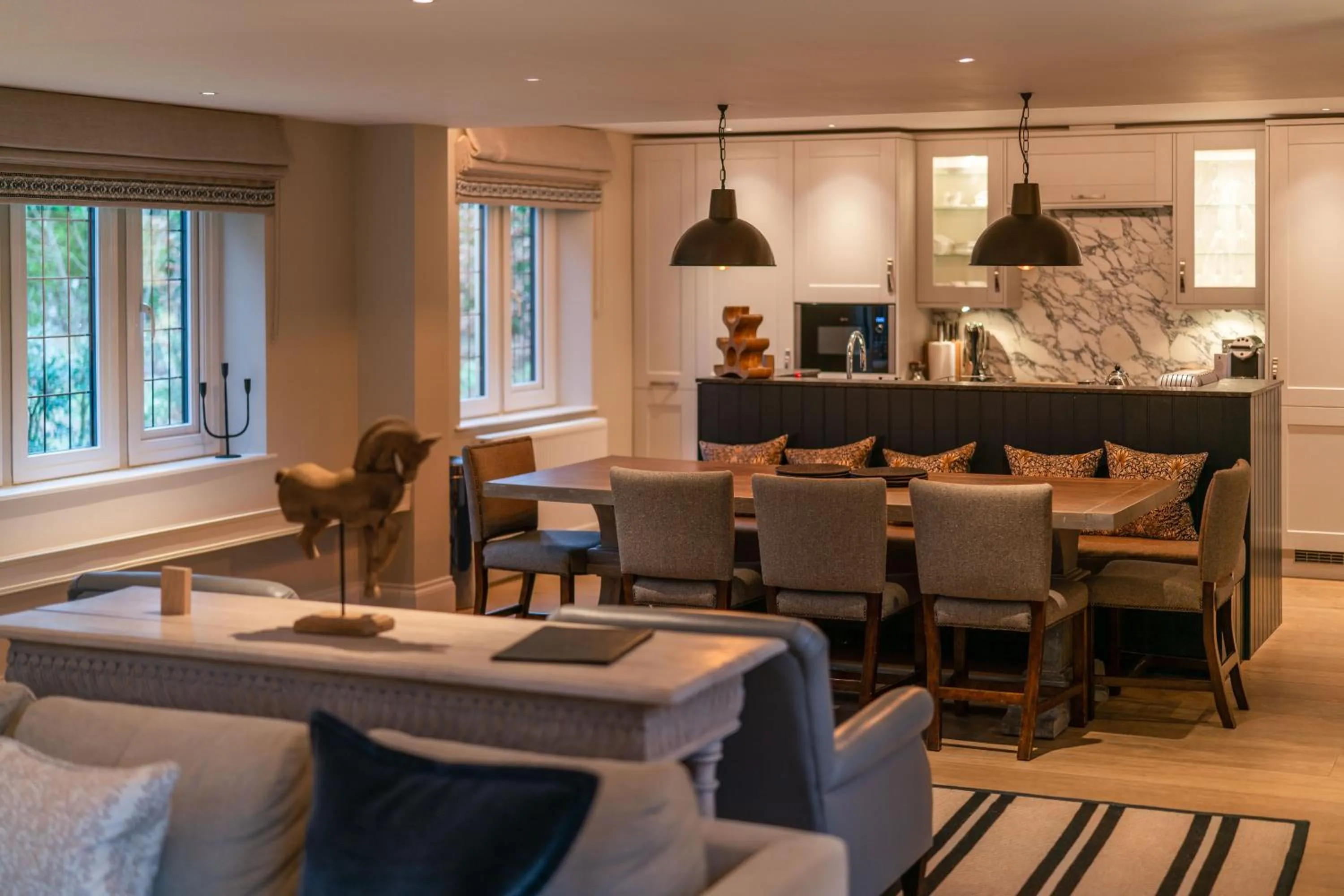 Living room in Lucknam Park, Emblems Collection