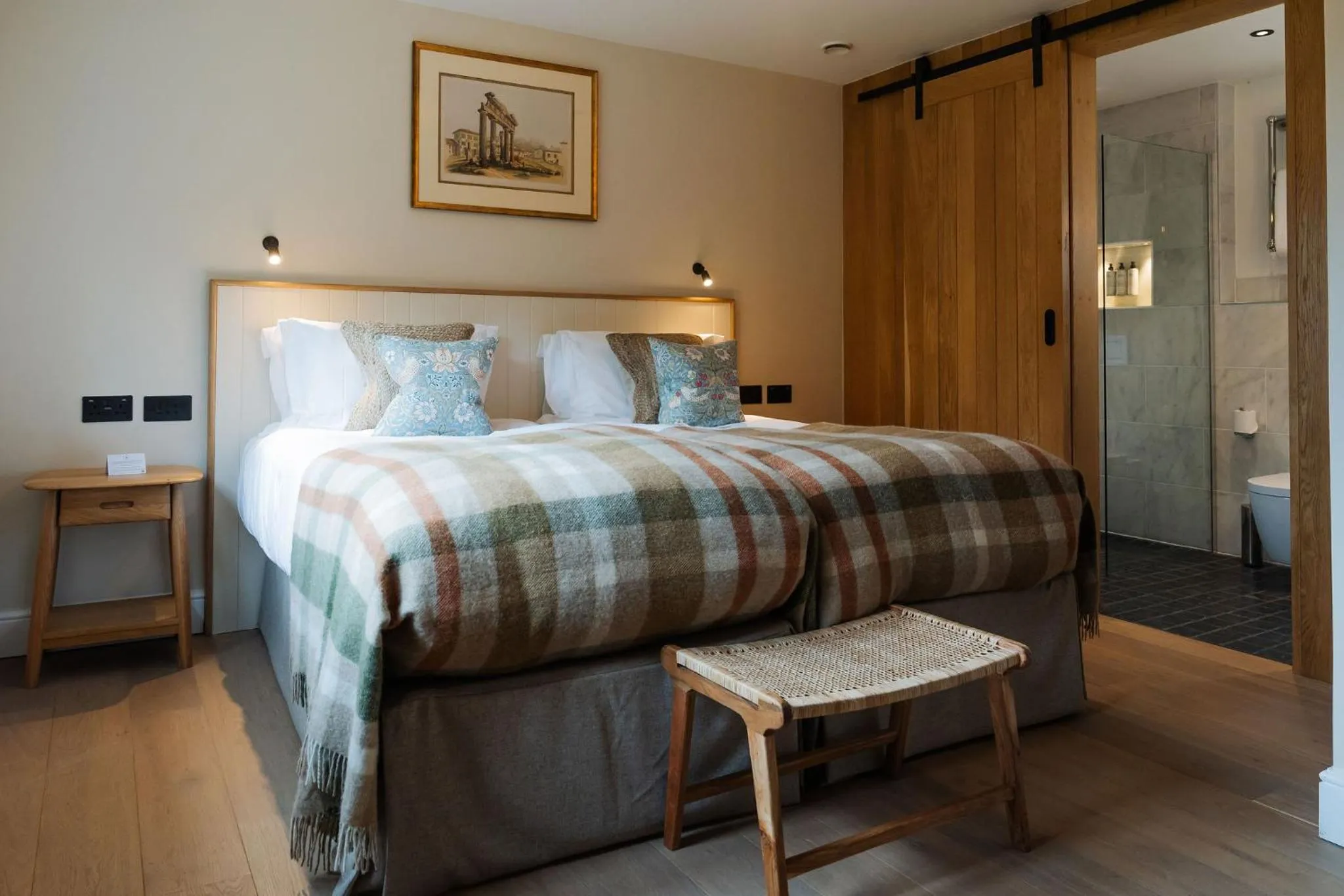 Bedroom, Bed in Lucknam Park, Emblems Collection