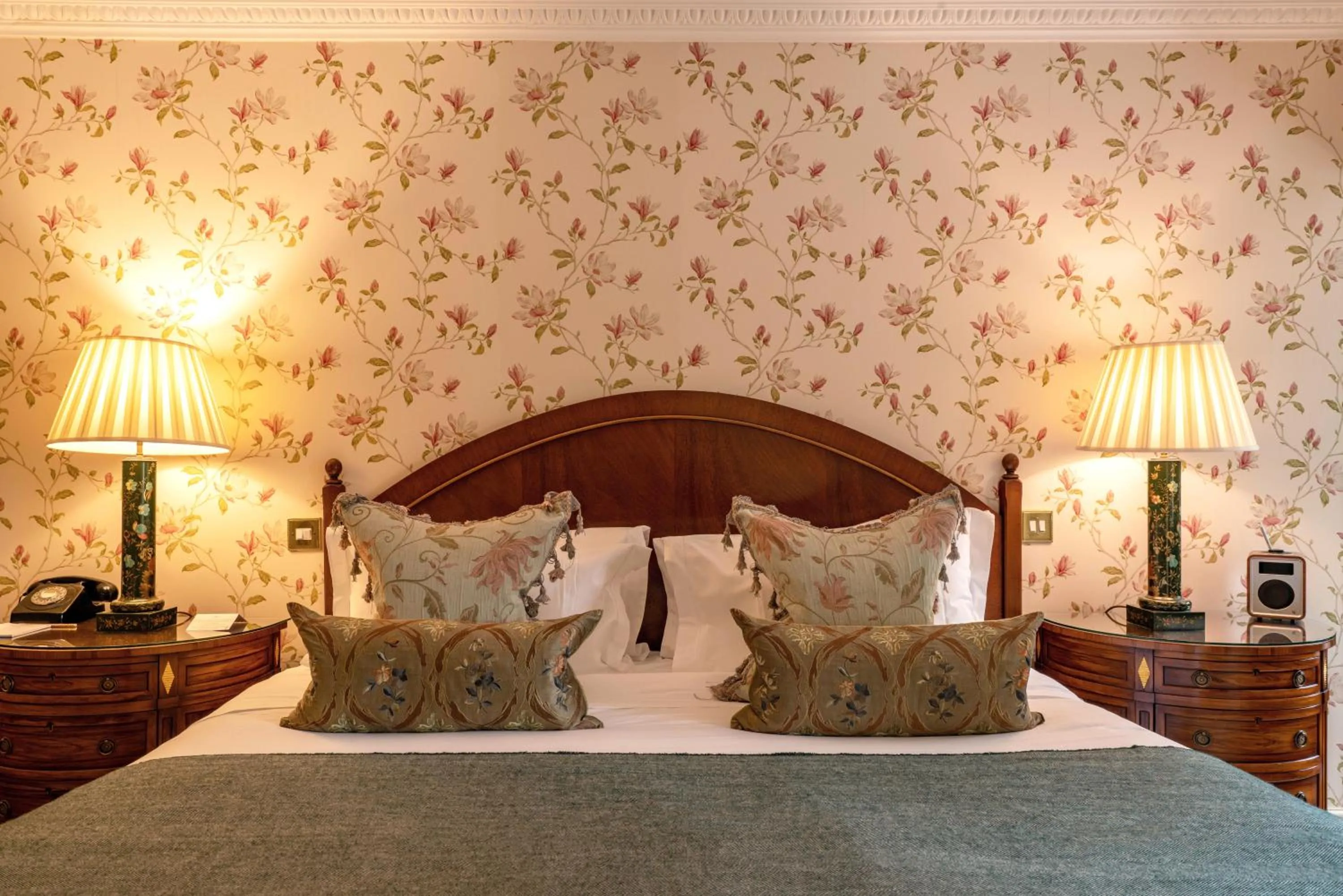 Bed in Lucknam Park, Emblems Collection