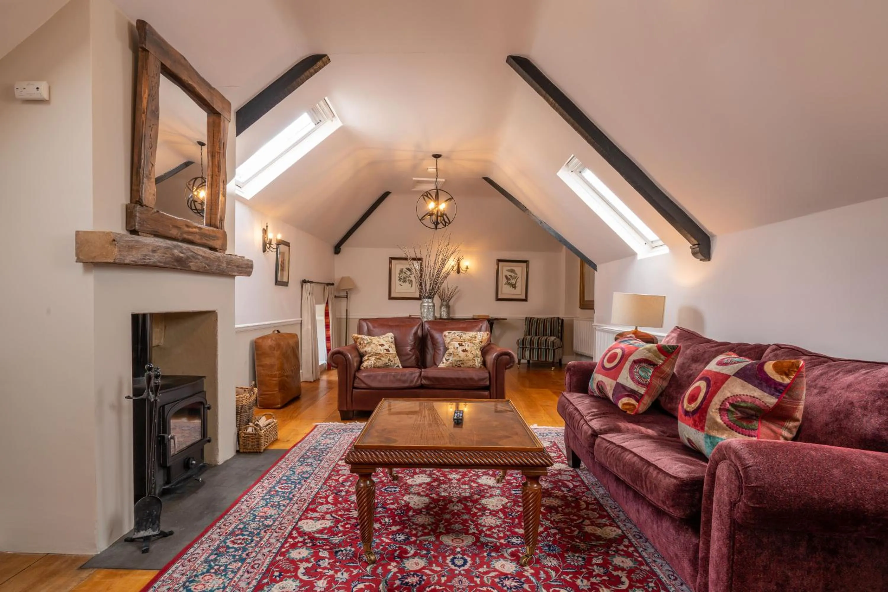 Living room in Lucknam Park, Emblems Collection