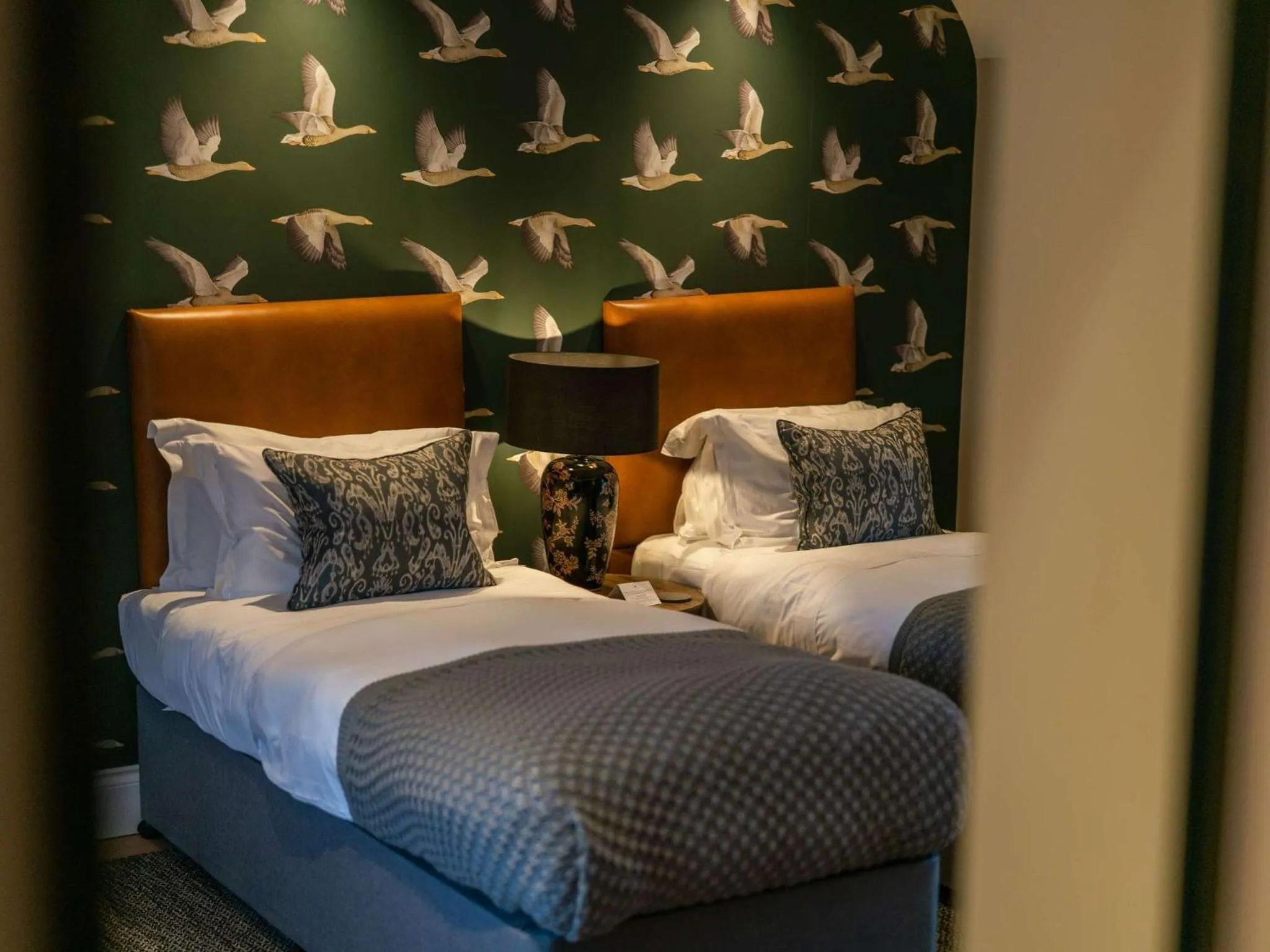 Bedroom, Bed in Lucknam Park, Emblems Collection