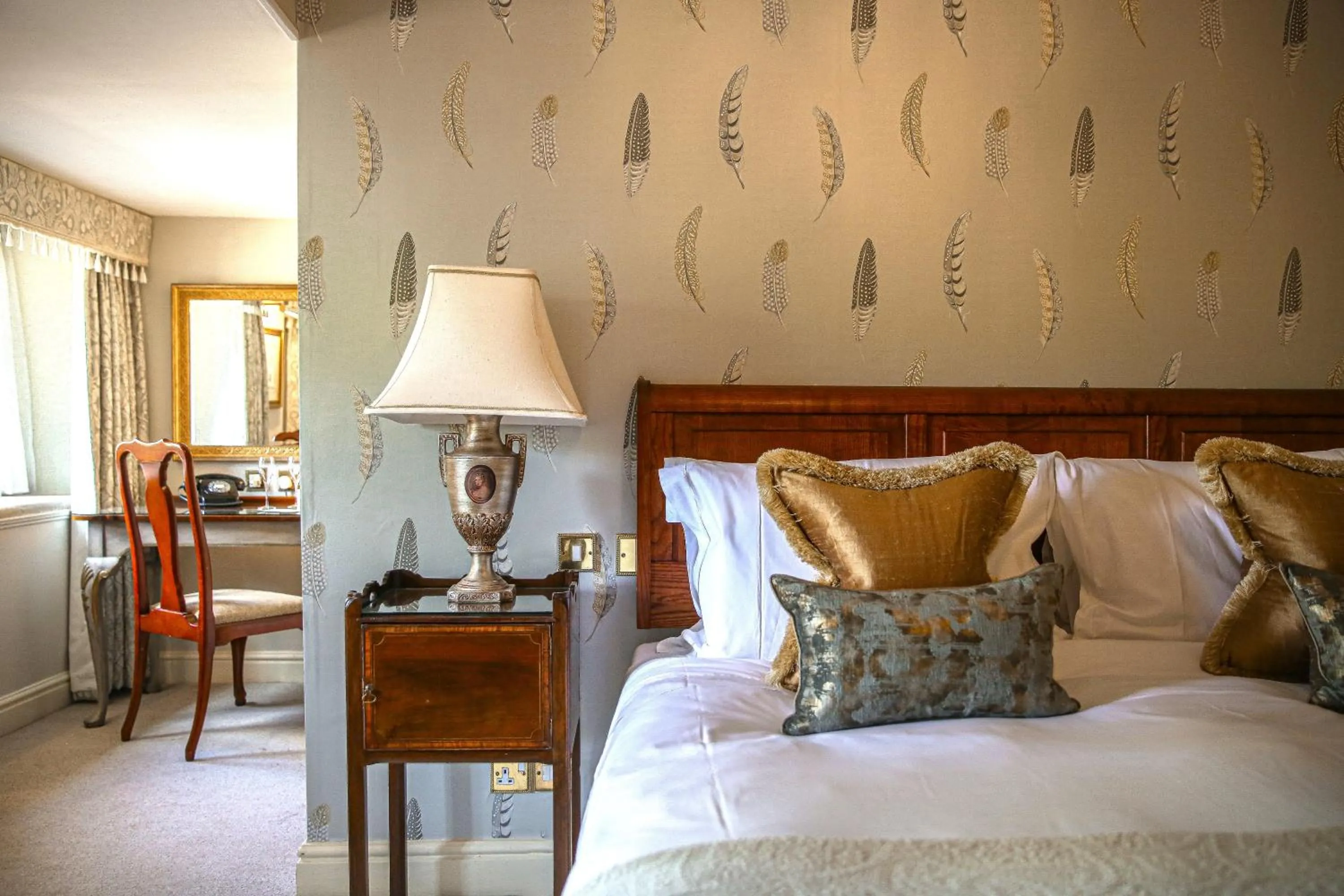 Bed in Lucknam Park, Emblems Collection