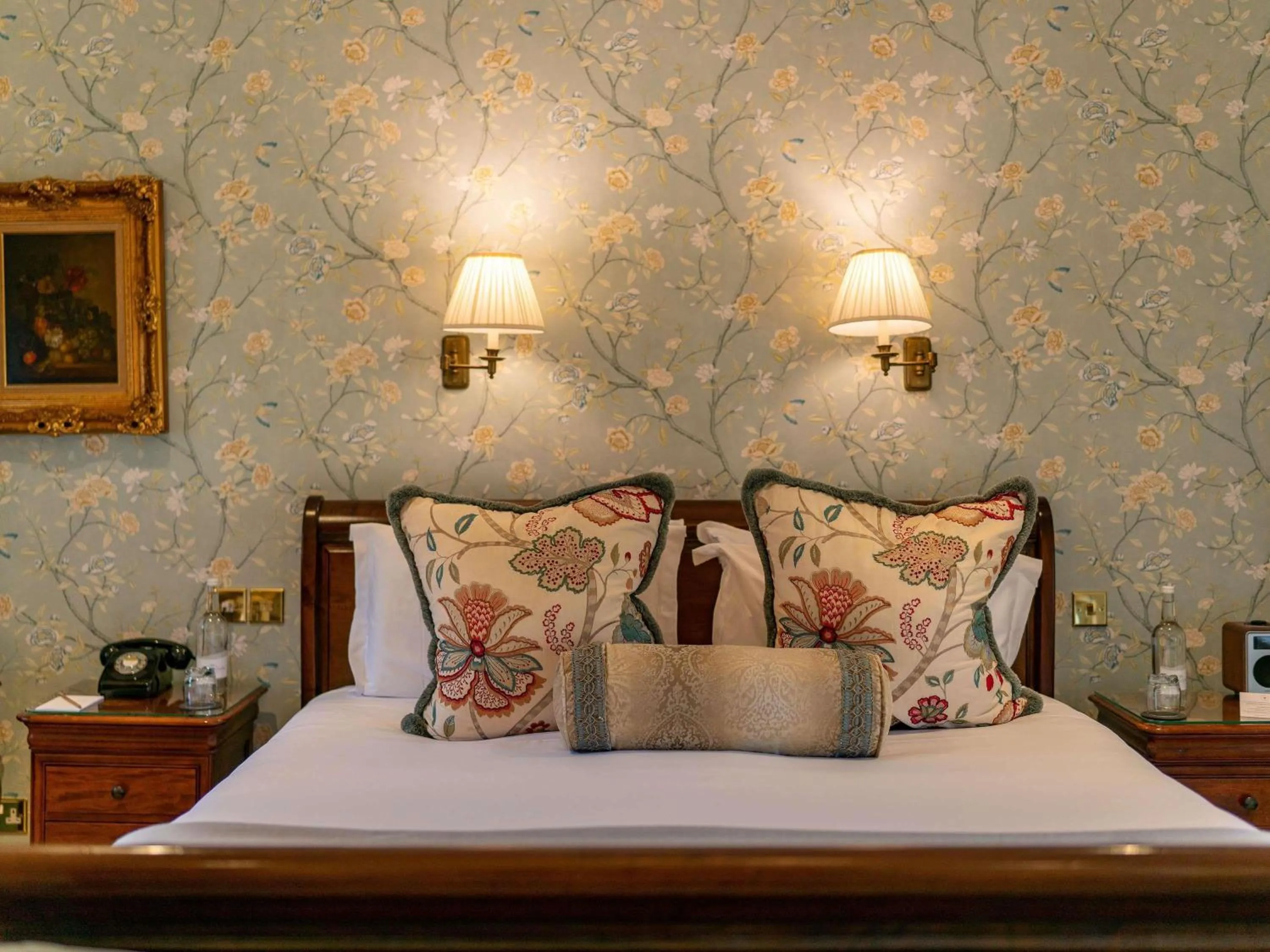 Bedroom, Bed in Lucknam Park, Emblems Collection