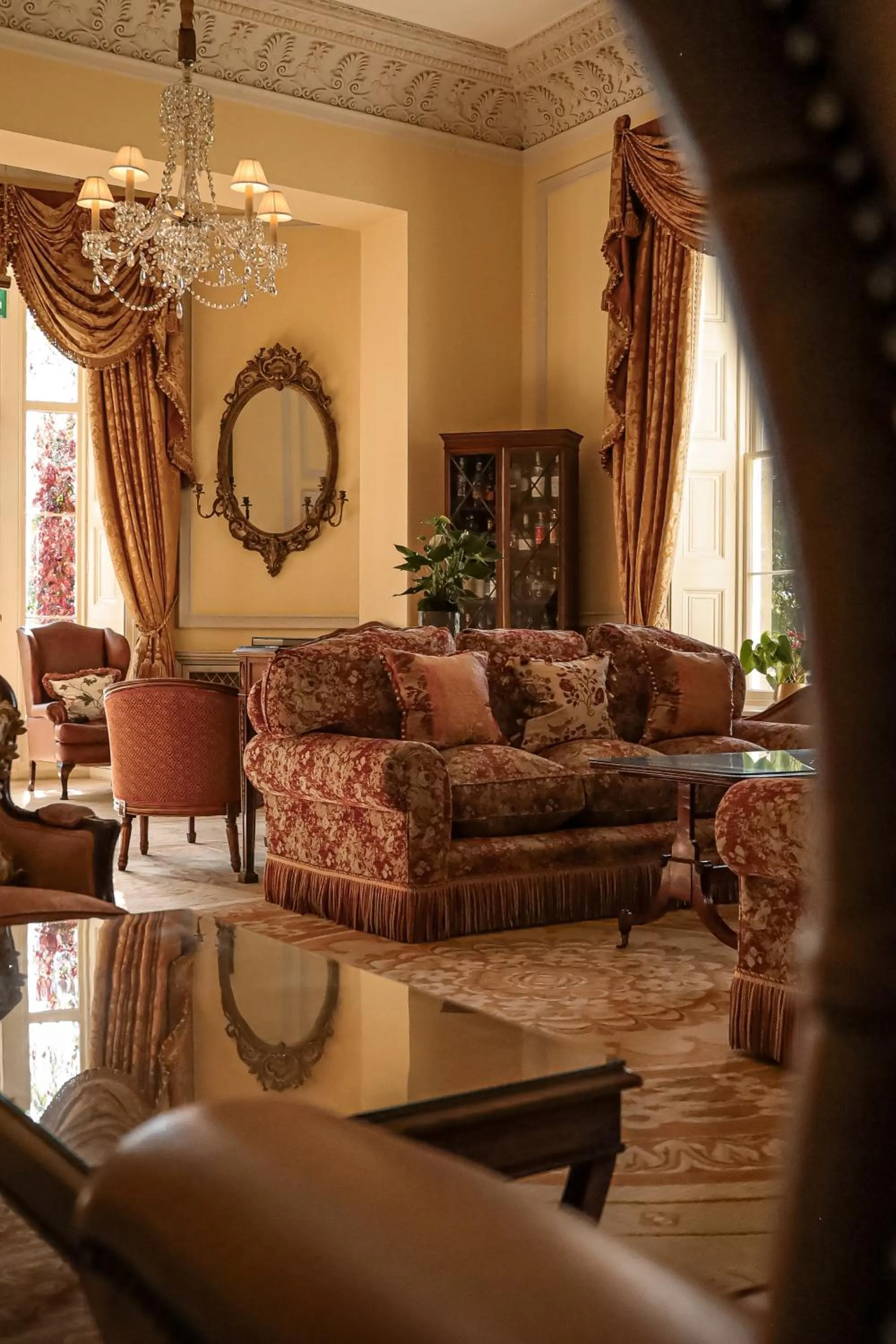 Lounge or bar in Lucknam Park, Emblems Collection