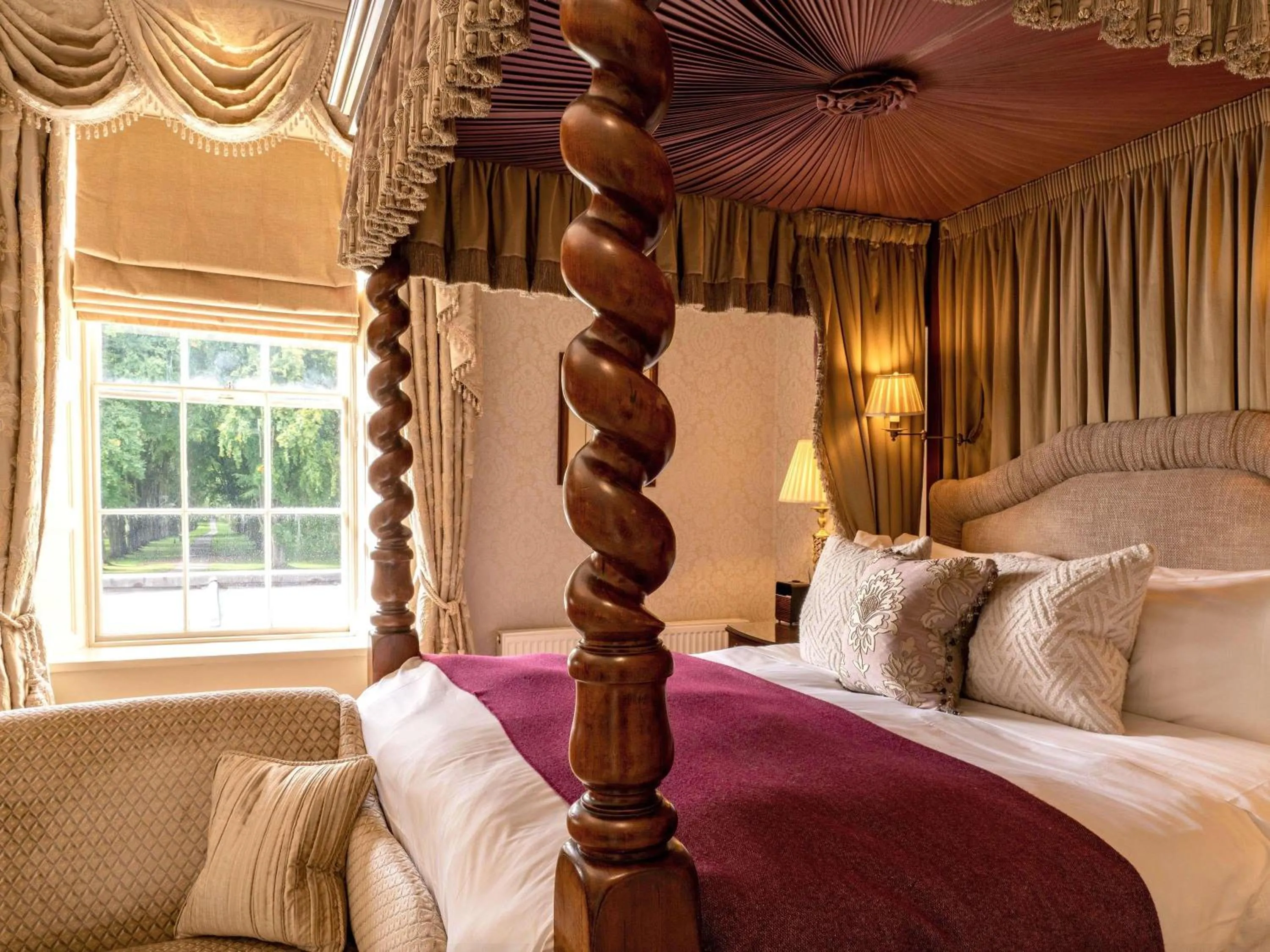 Bedroom, Bed in Lucknam Park, Emblems Collection