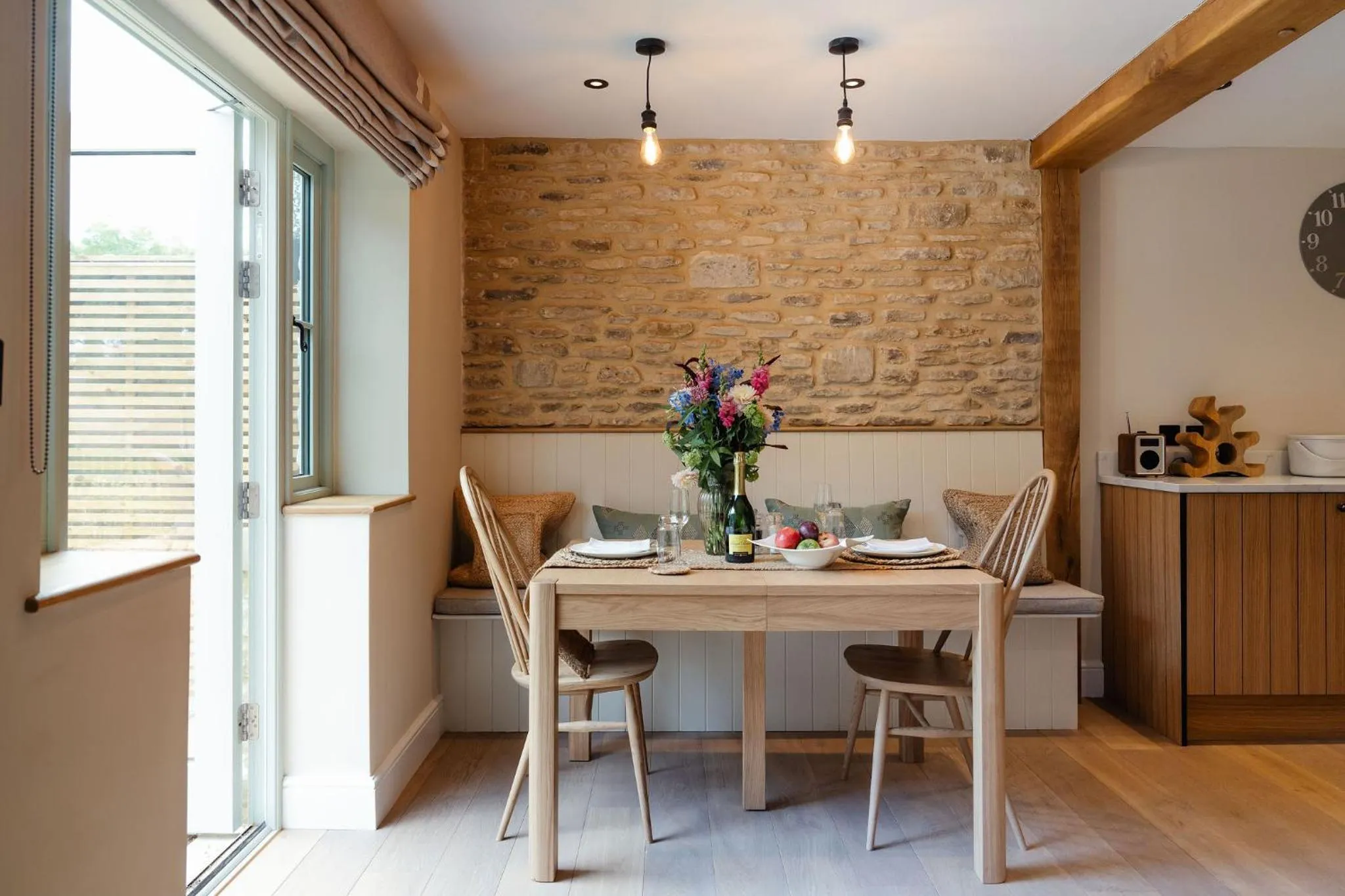 Dining area in Lucknam Park, Emblems Collection