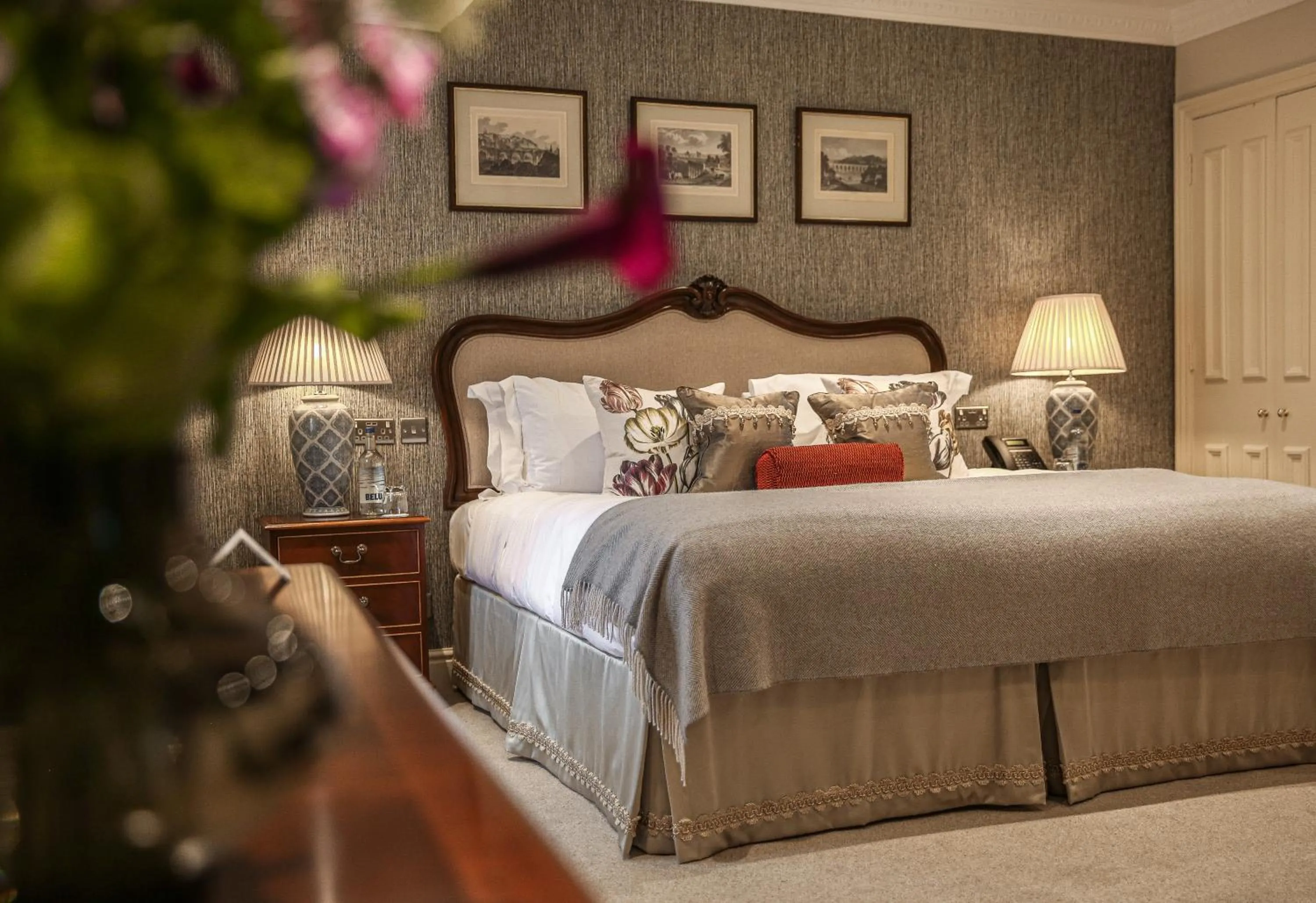 Bed in Lucknam Park, Emblems Collection