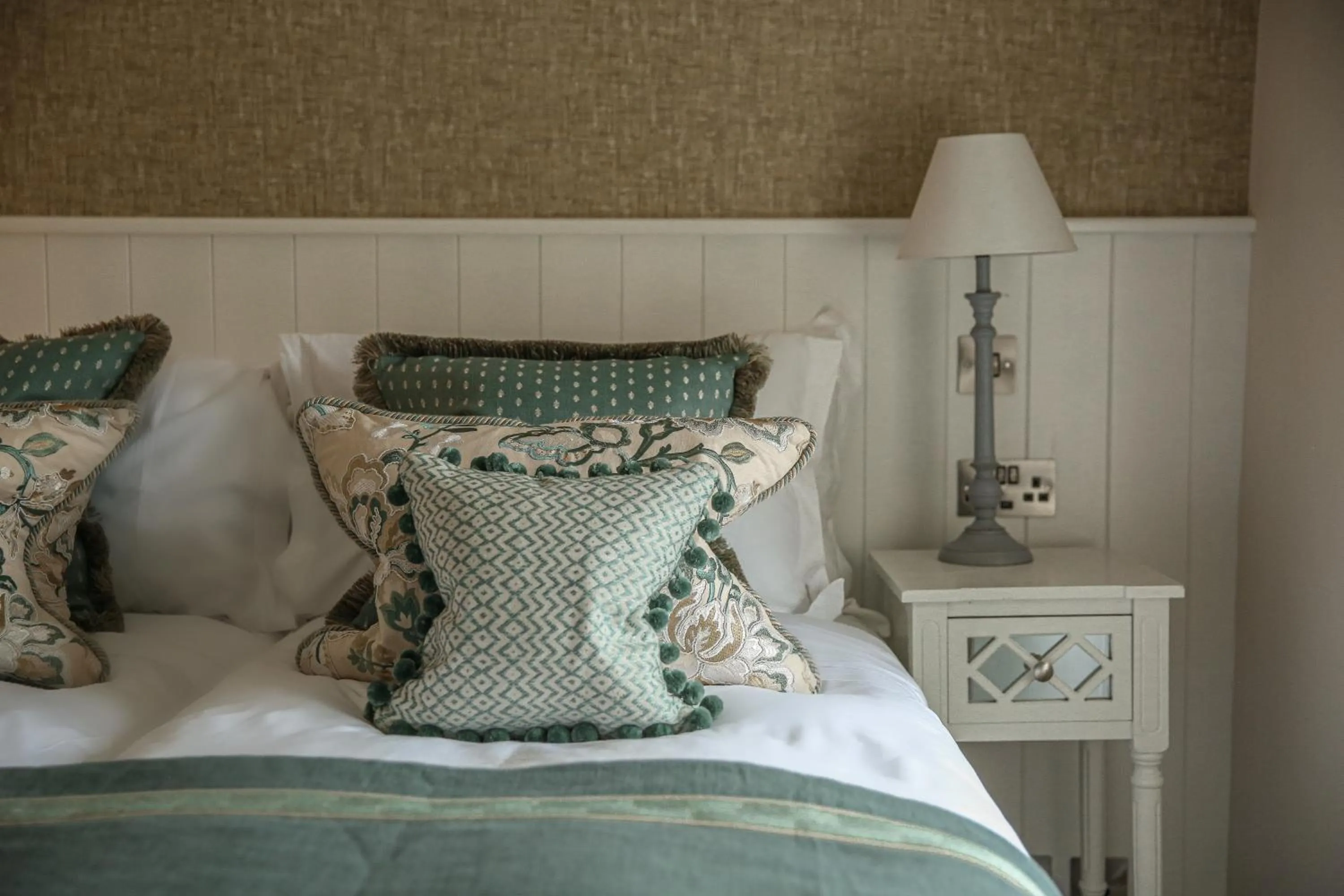 Bed in Lucknam Park, Emblems Collection