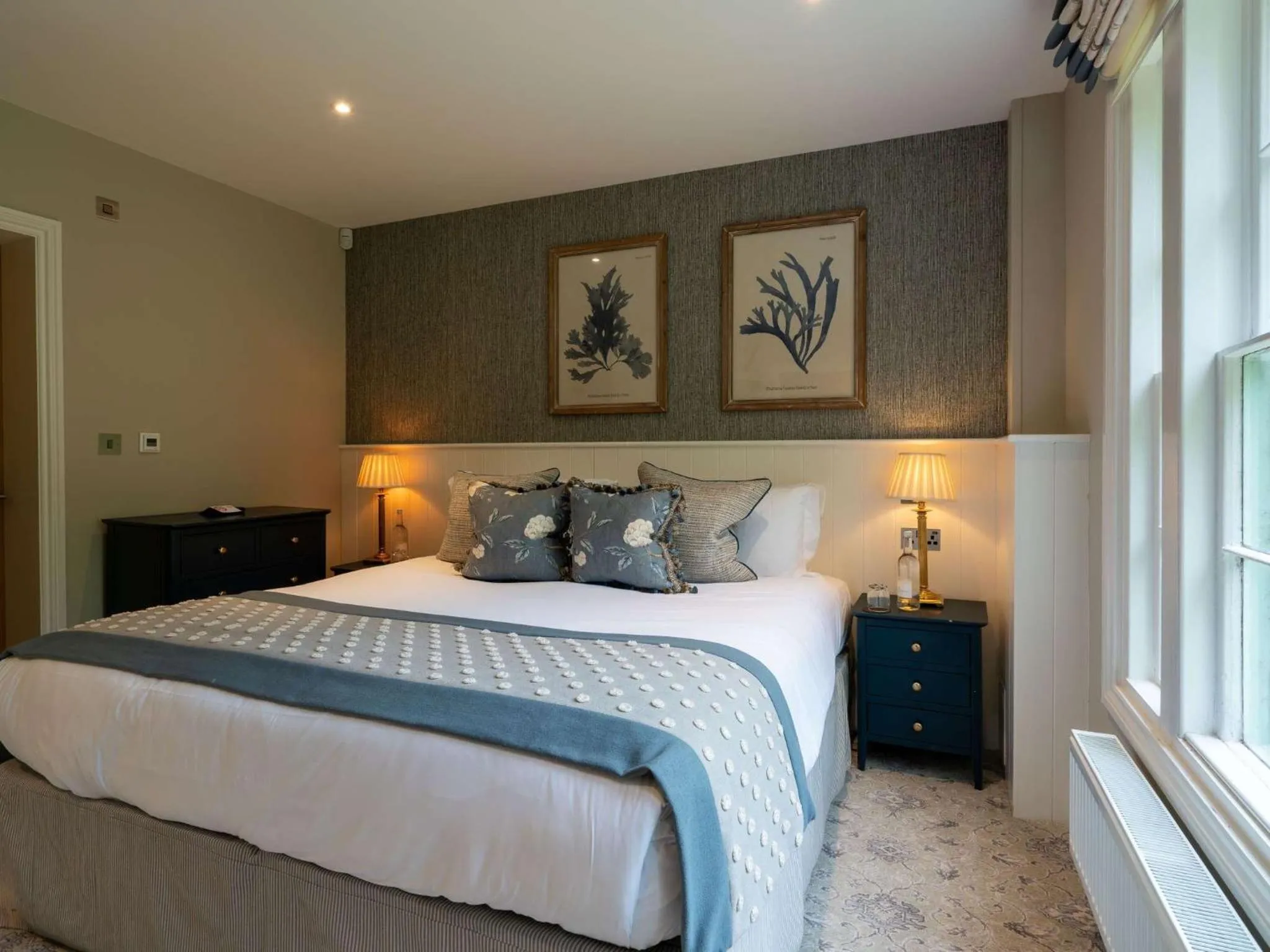 Bedroom, Bed in Lucknam Park, Emblems Collection