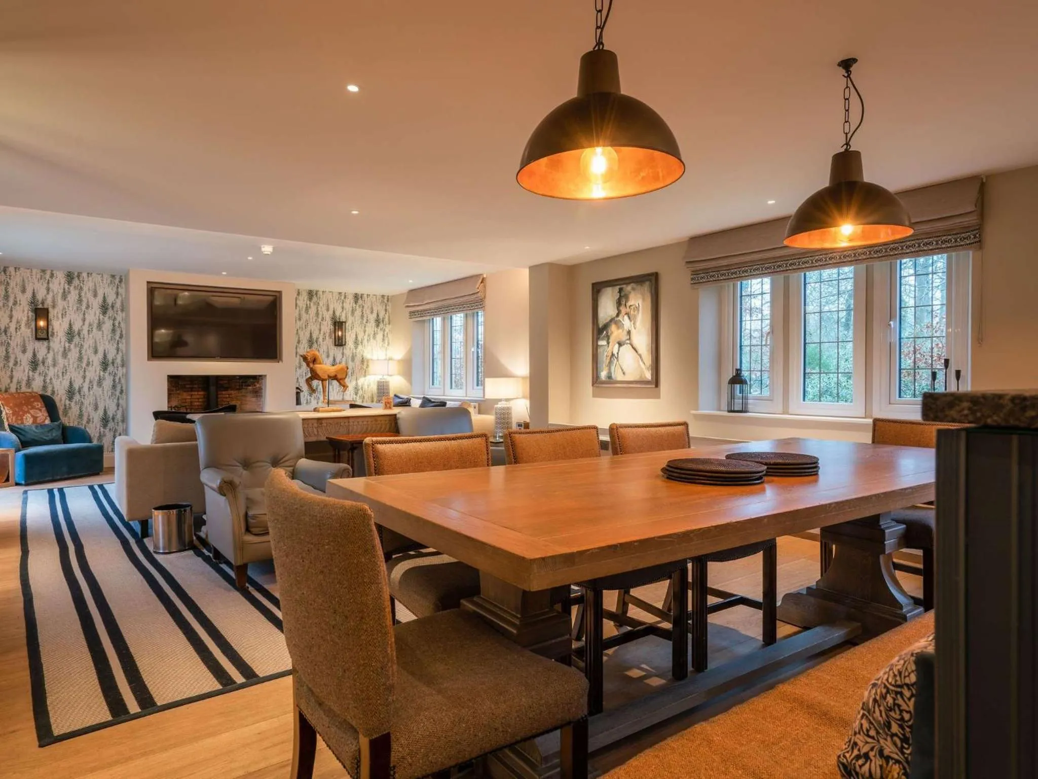 Living room in Lucknam Park, Emblems Collection