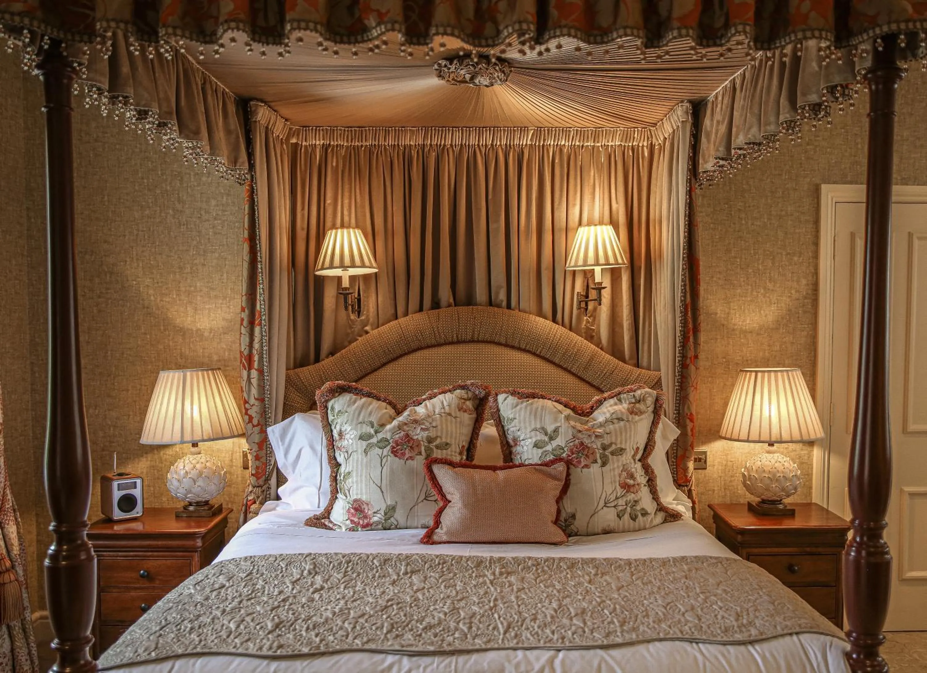 Bed in Lucknam Park, Emblems Collection