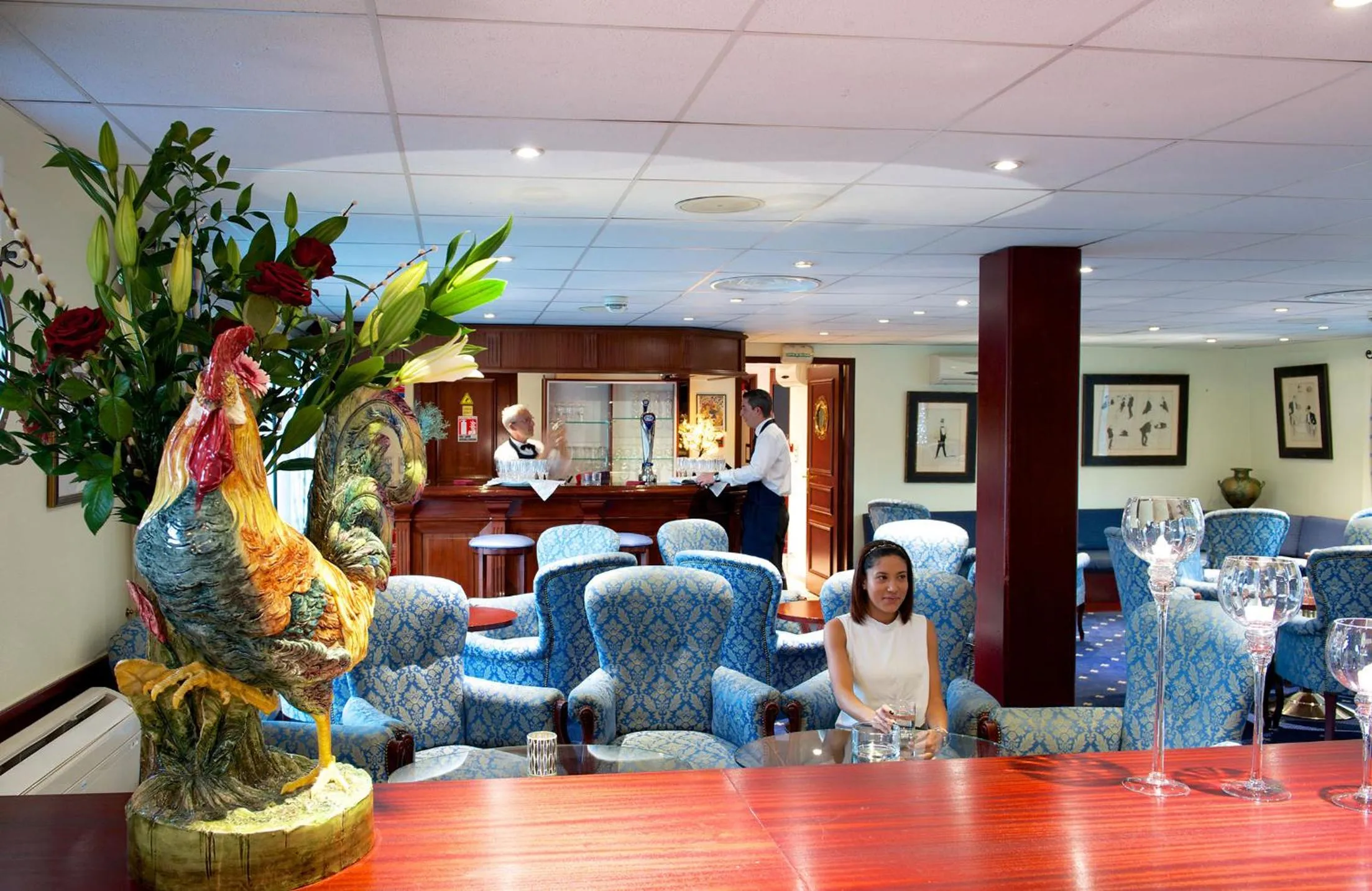 Lounge or bar in Bateau Hotel à quai Le Chardonnay