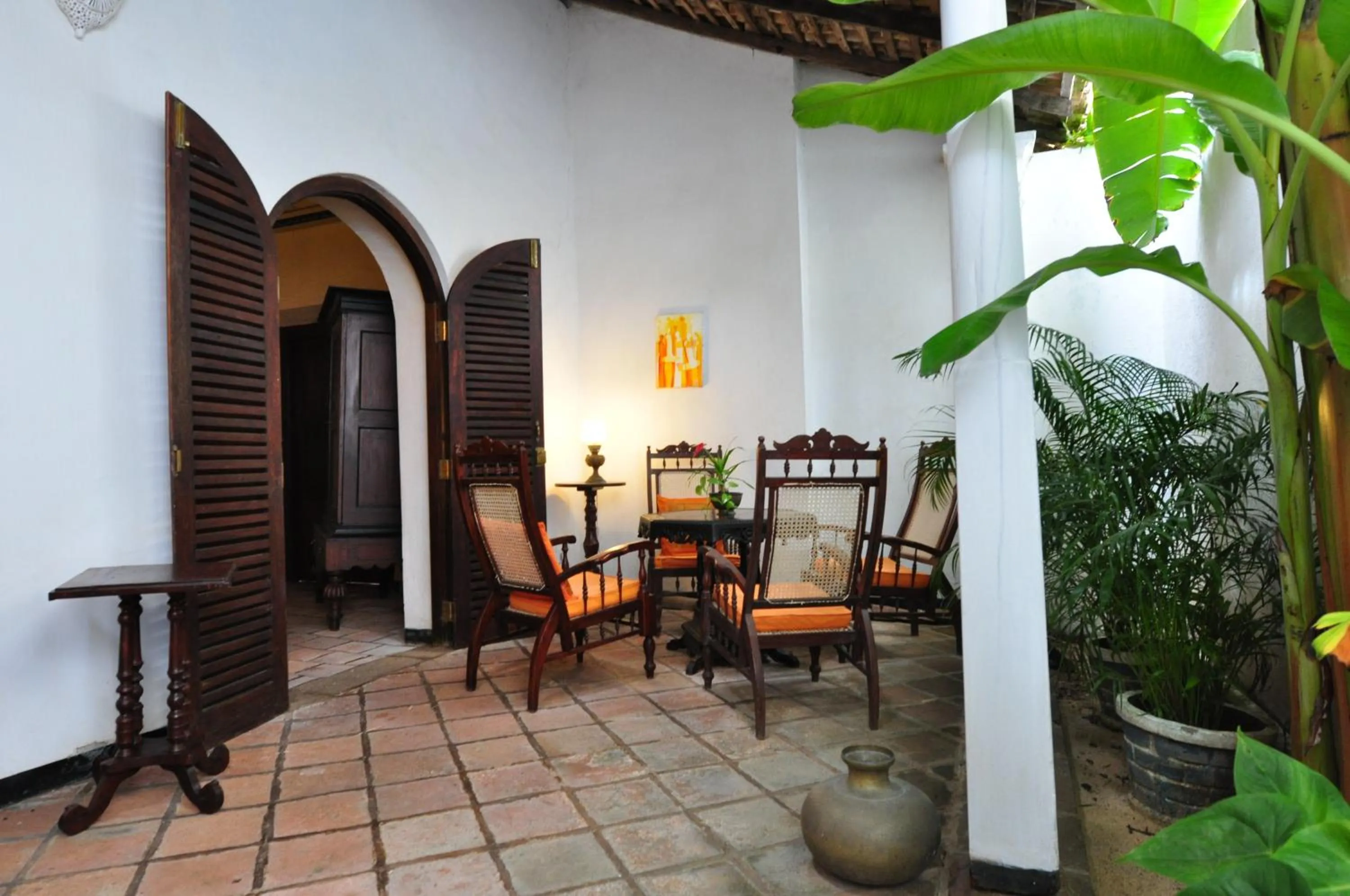 Balcony/Terrace in Secret Garden Villa - Unawatuna