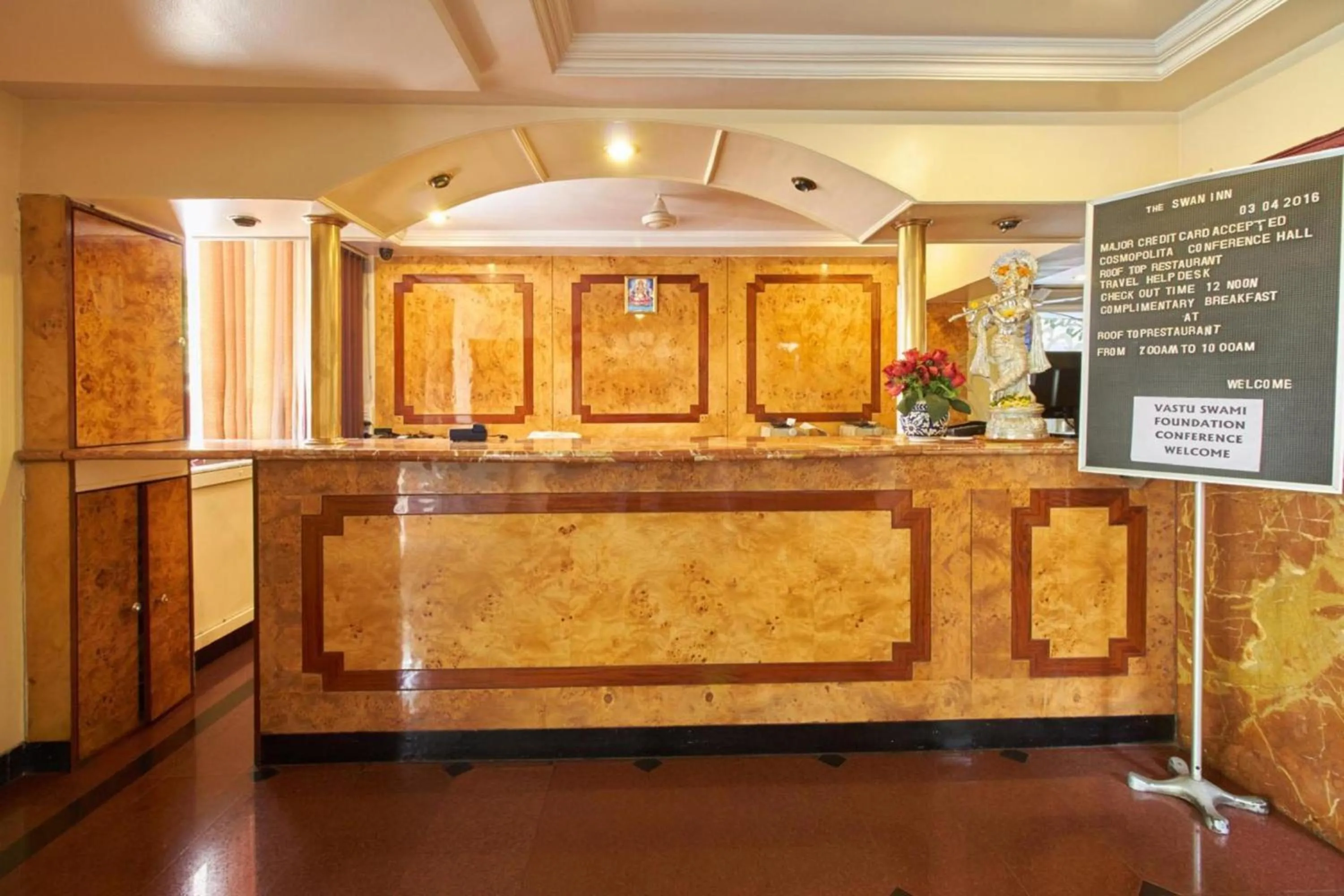 Lobby or reception in Hotel Swan Inn