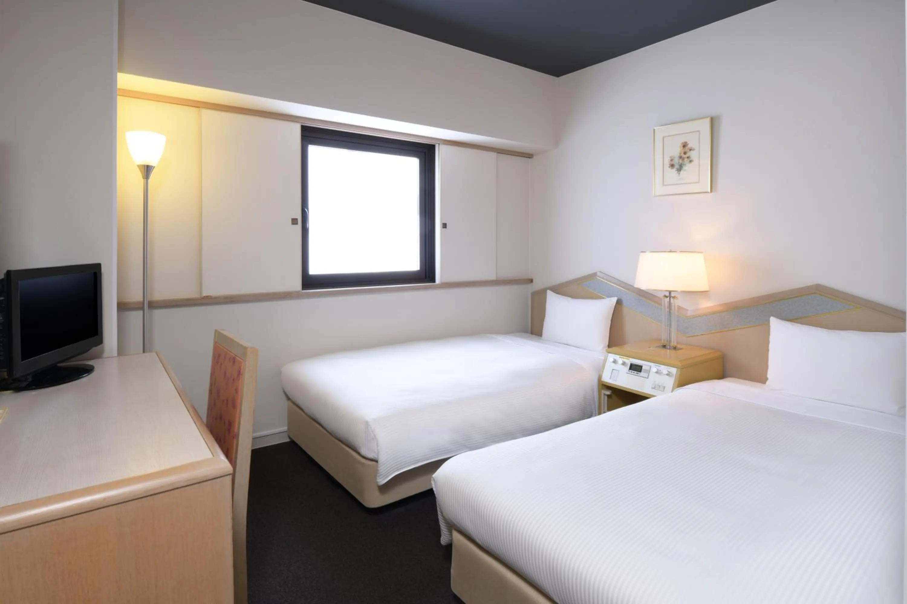 Photo of the whole room, Bed in HOTEL MYSTAYS Miyazaki