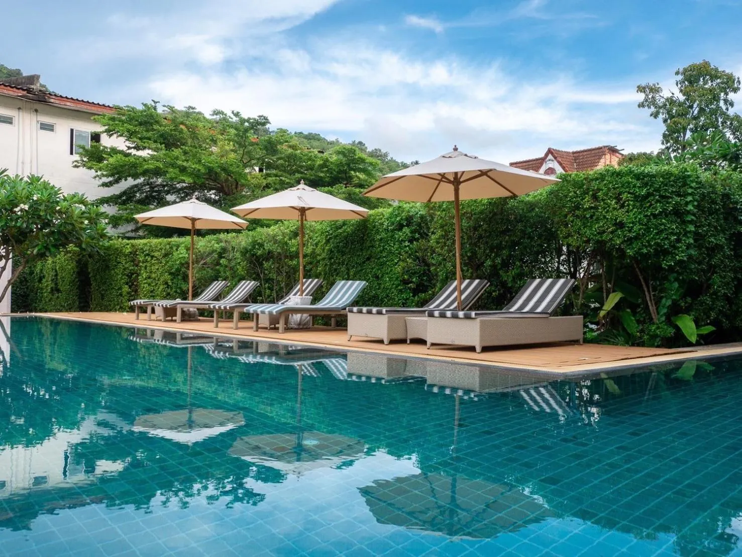 Swimming pool in The Melody Phuket - SHA Extra Plus