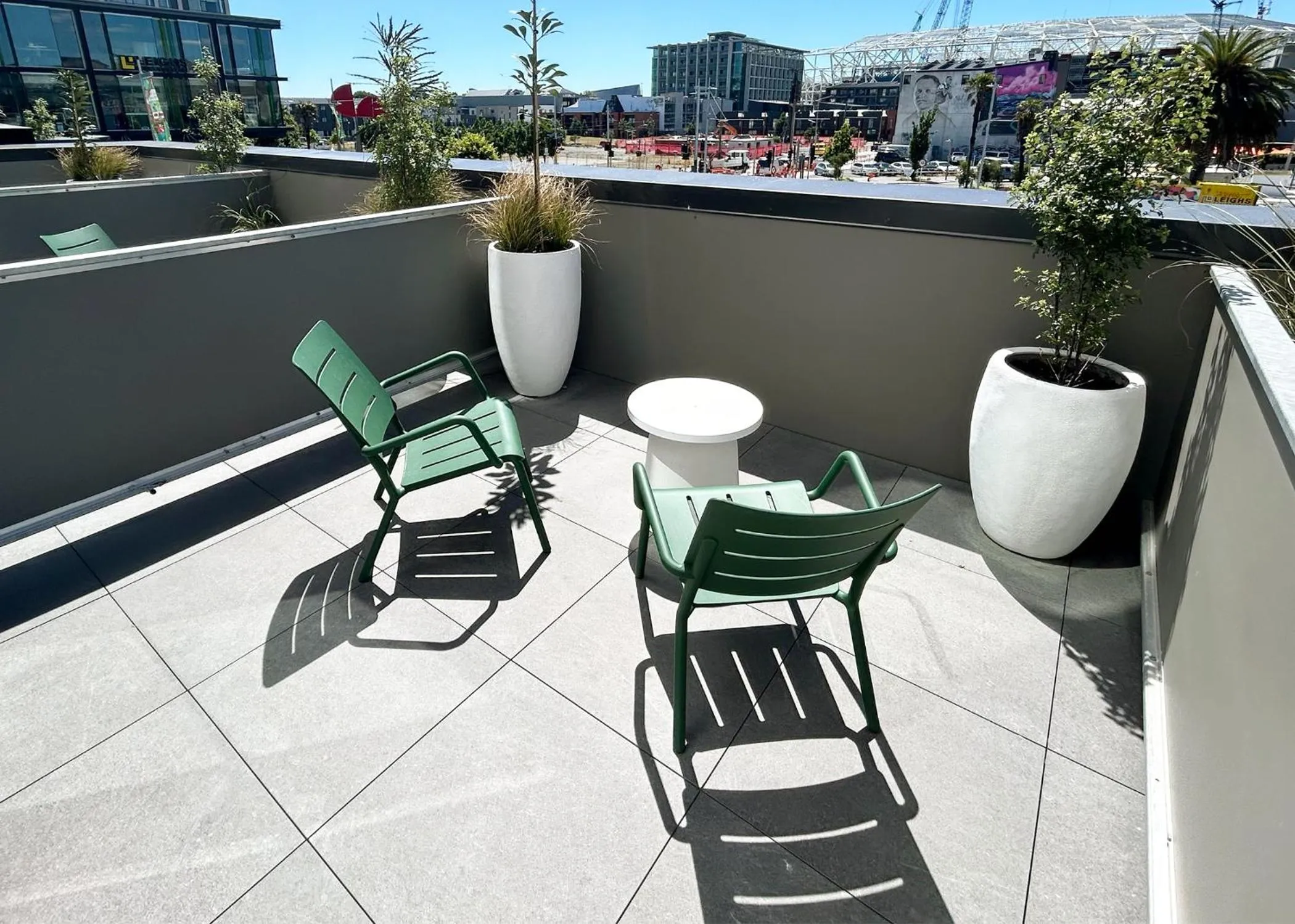 Patio in Drifter Christchurch