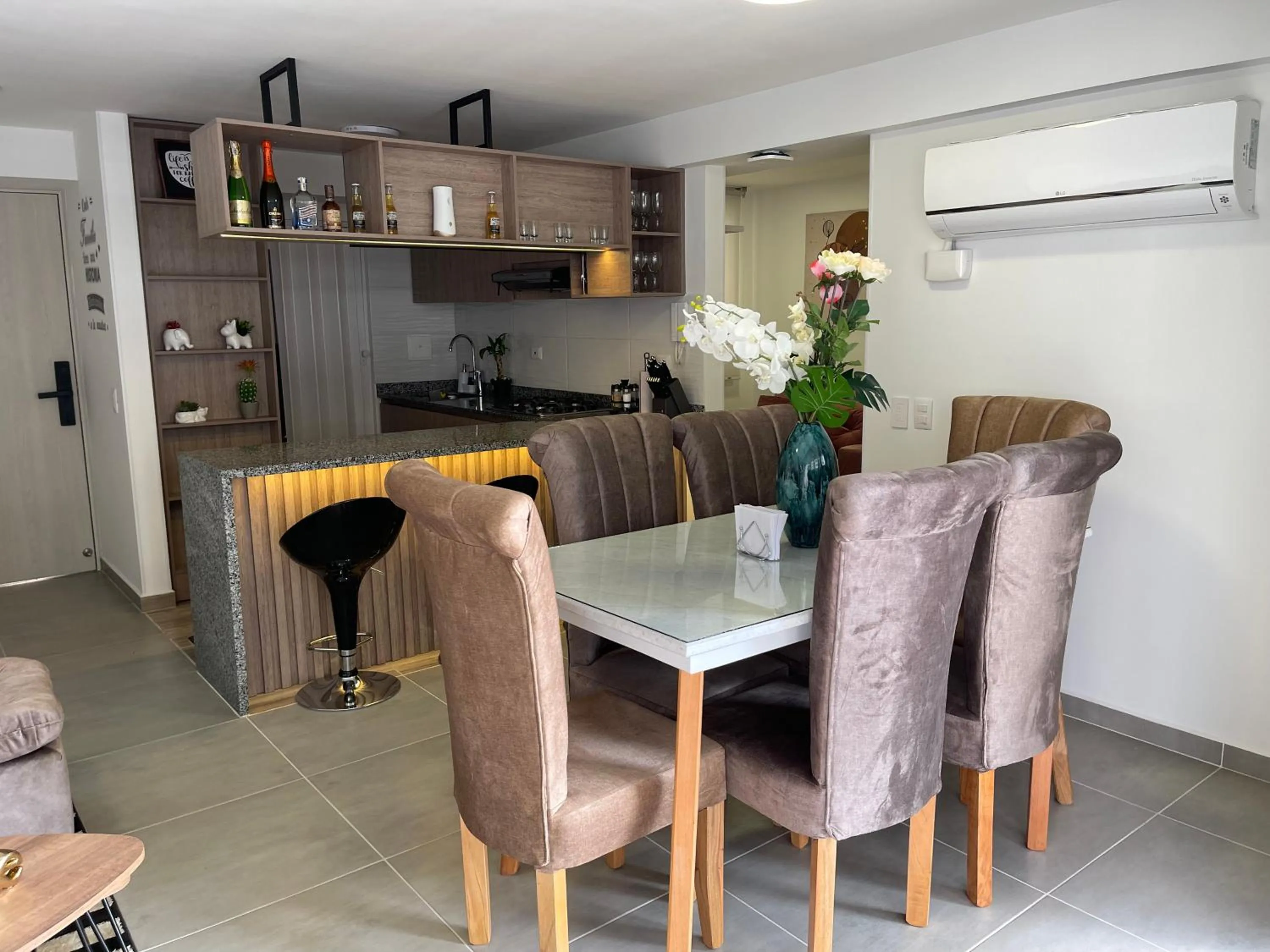 Dining area in Acogedor apartamento cerca de clínica en F/blanca