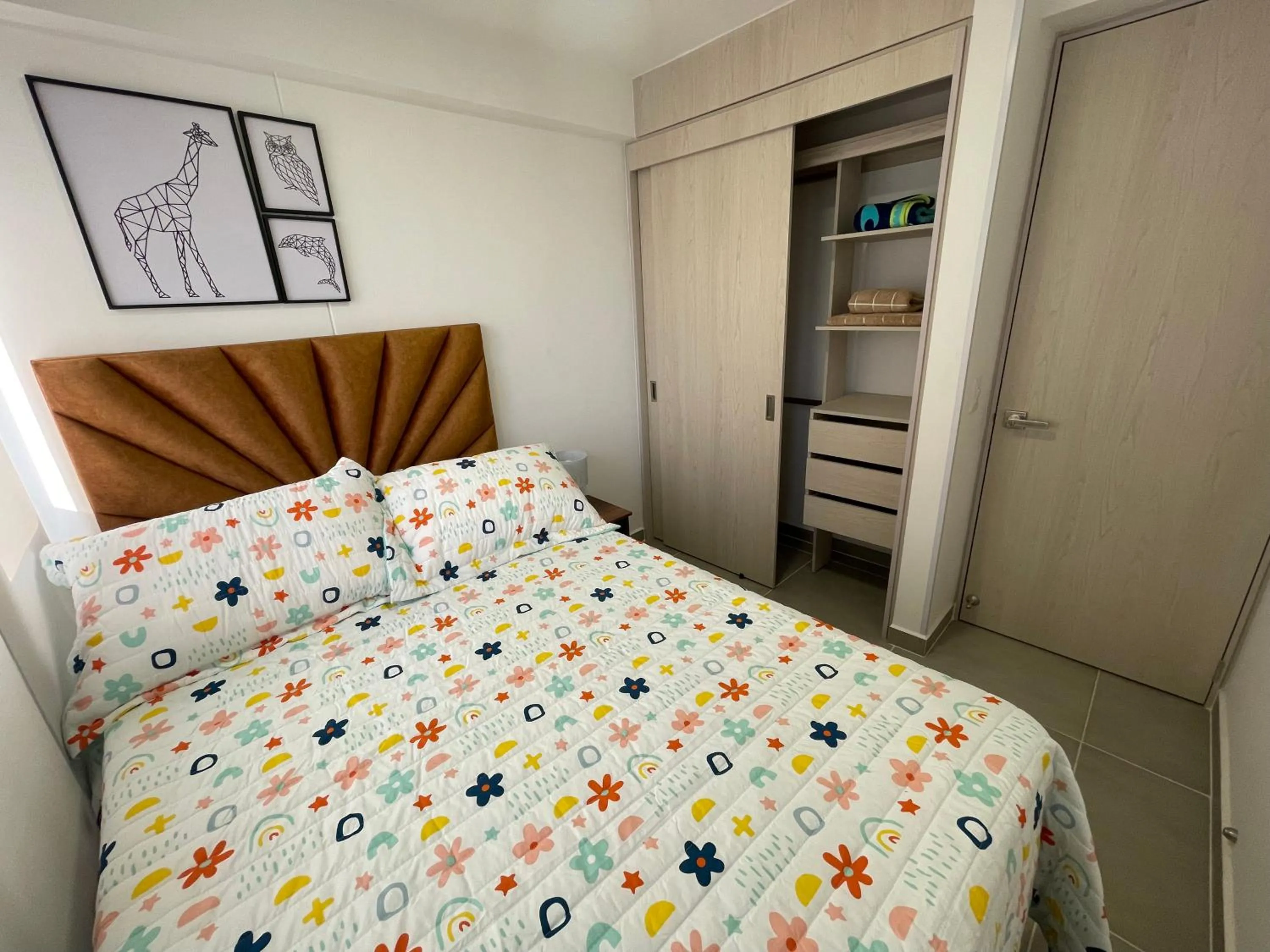 Bed in Acogedor apartamento cerca de clínica en F/blanca