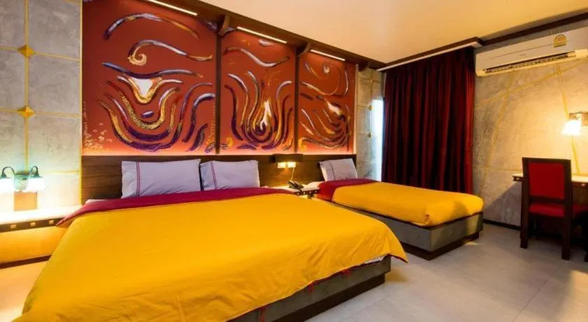 Bed in Pak Ping Ing Tang Boutique Hotel