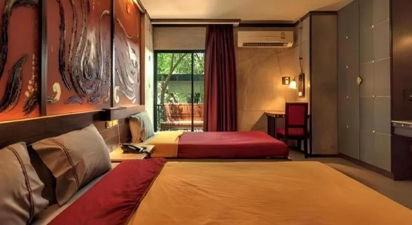 Bed in Pak Ping Ing Tang Boutique Hotel
