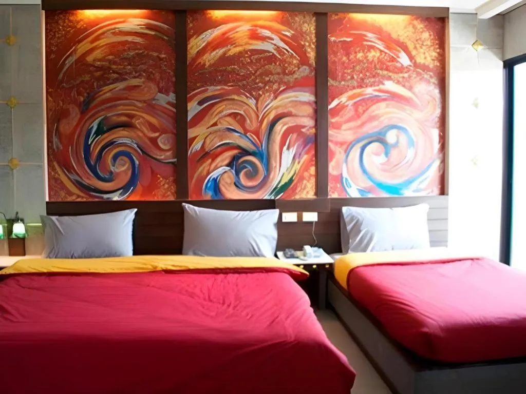 Bed in Pak Ping Ing Tang Boutique Hotel