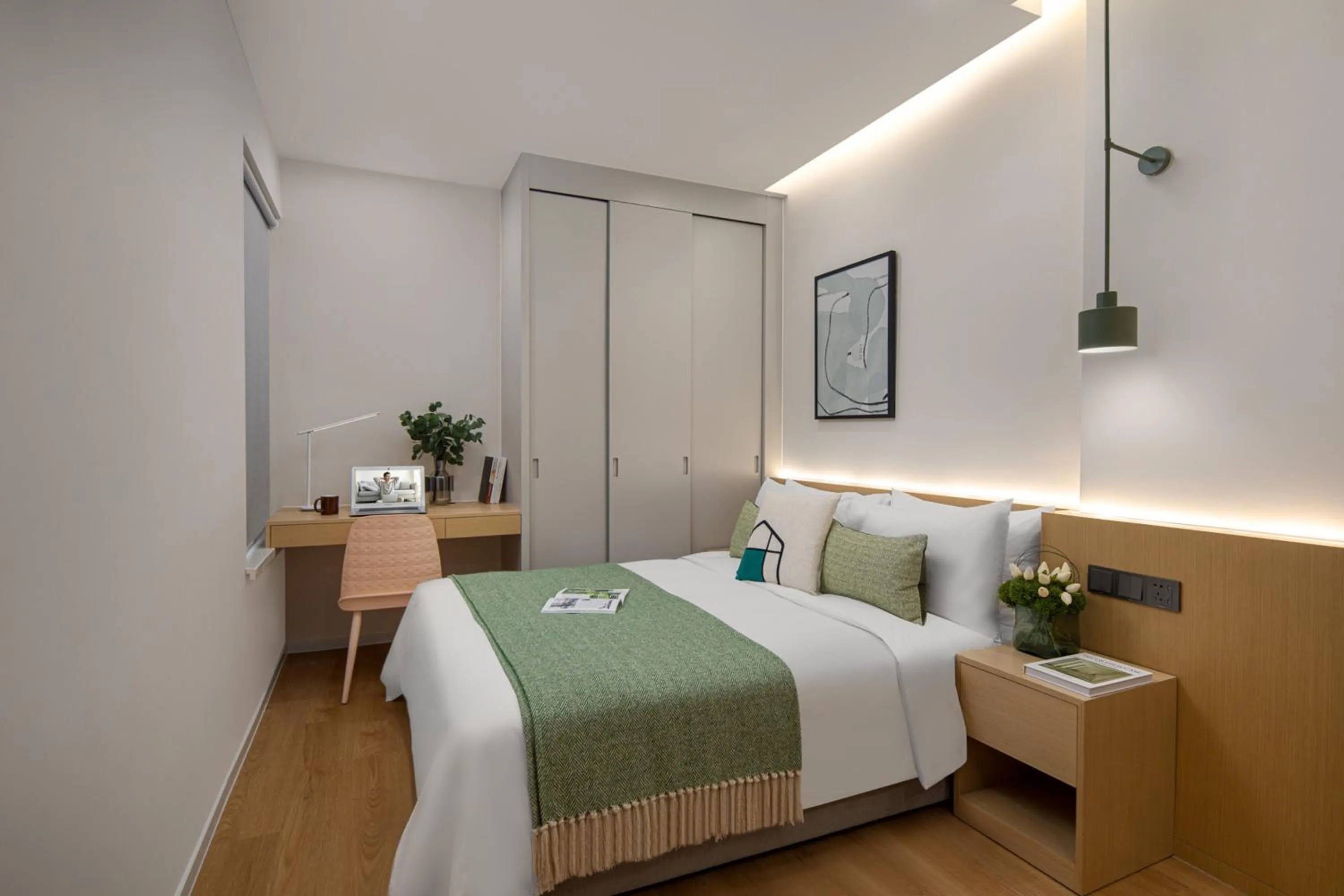 Bedroom, Bed in Adoor Suites Shenzhen