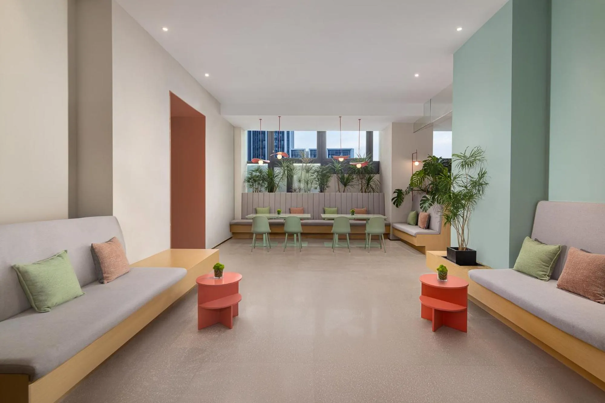 Seating area in Adoor Suites Shenzhen