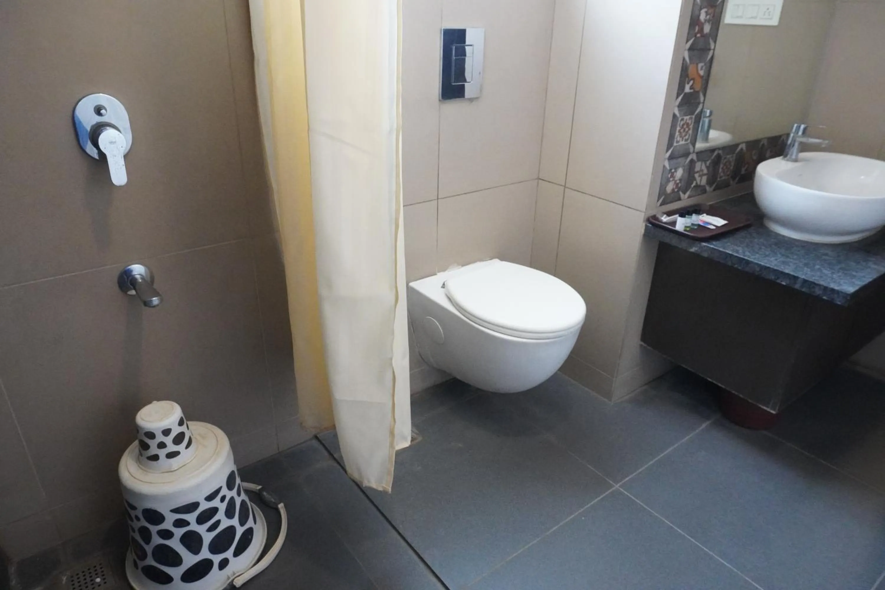 Bathroom in HSM Grand Inn, Chittoor