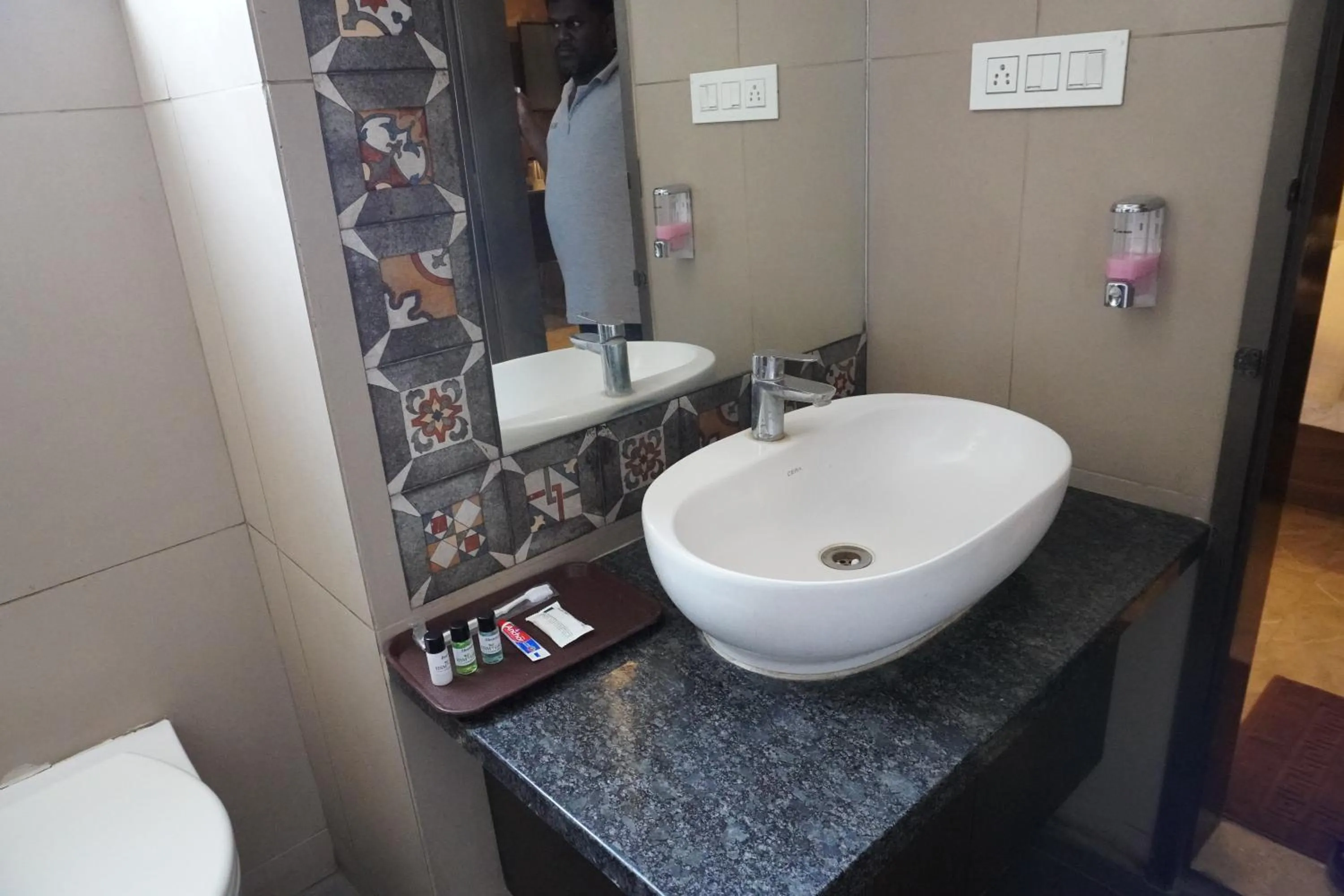 Bathroom in HSM Grand Inn, Chittoor