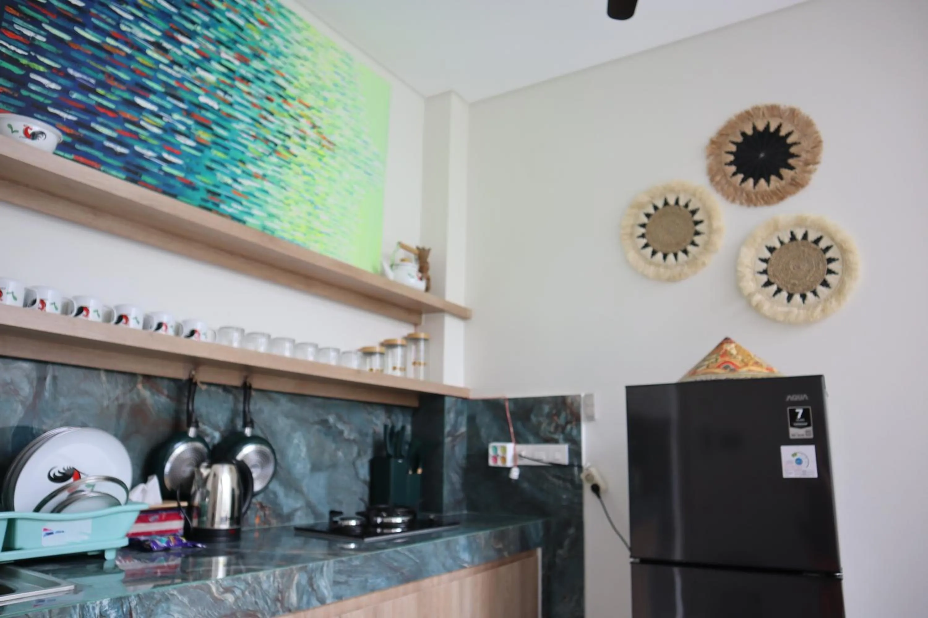 Kitchen or kitchenette in Puspa Villa