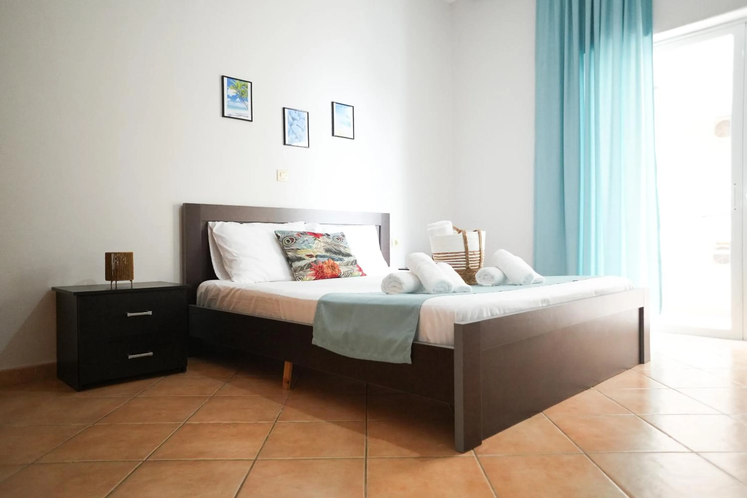Bed in Saranda Waterside Apartments