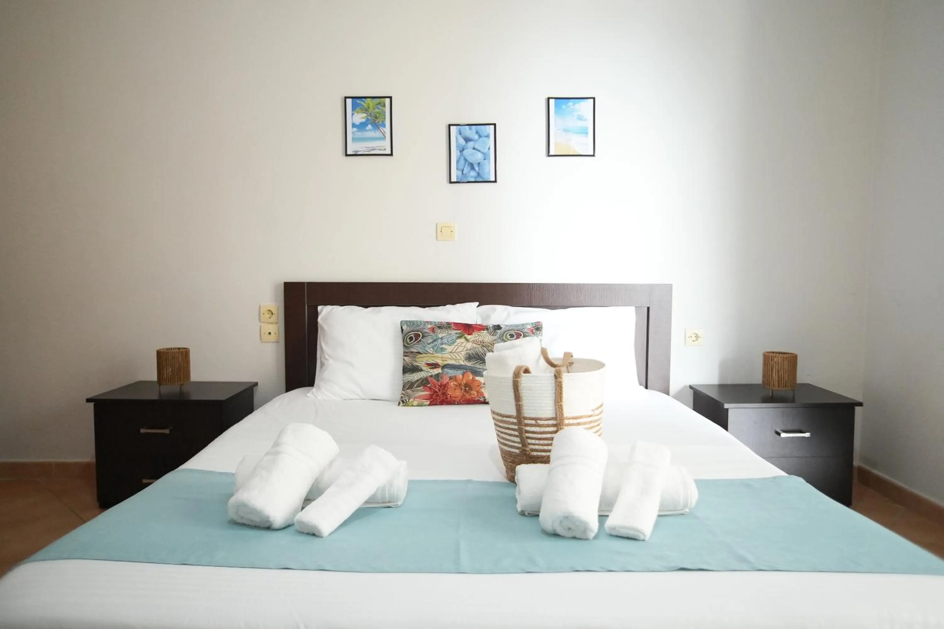 Bed in Saranda Waterside Apartments