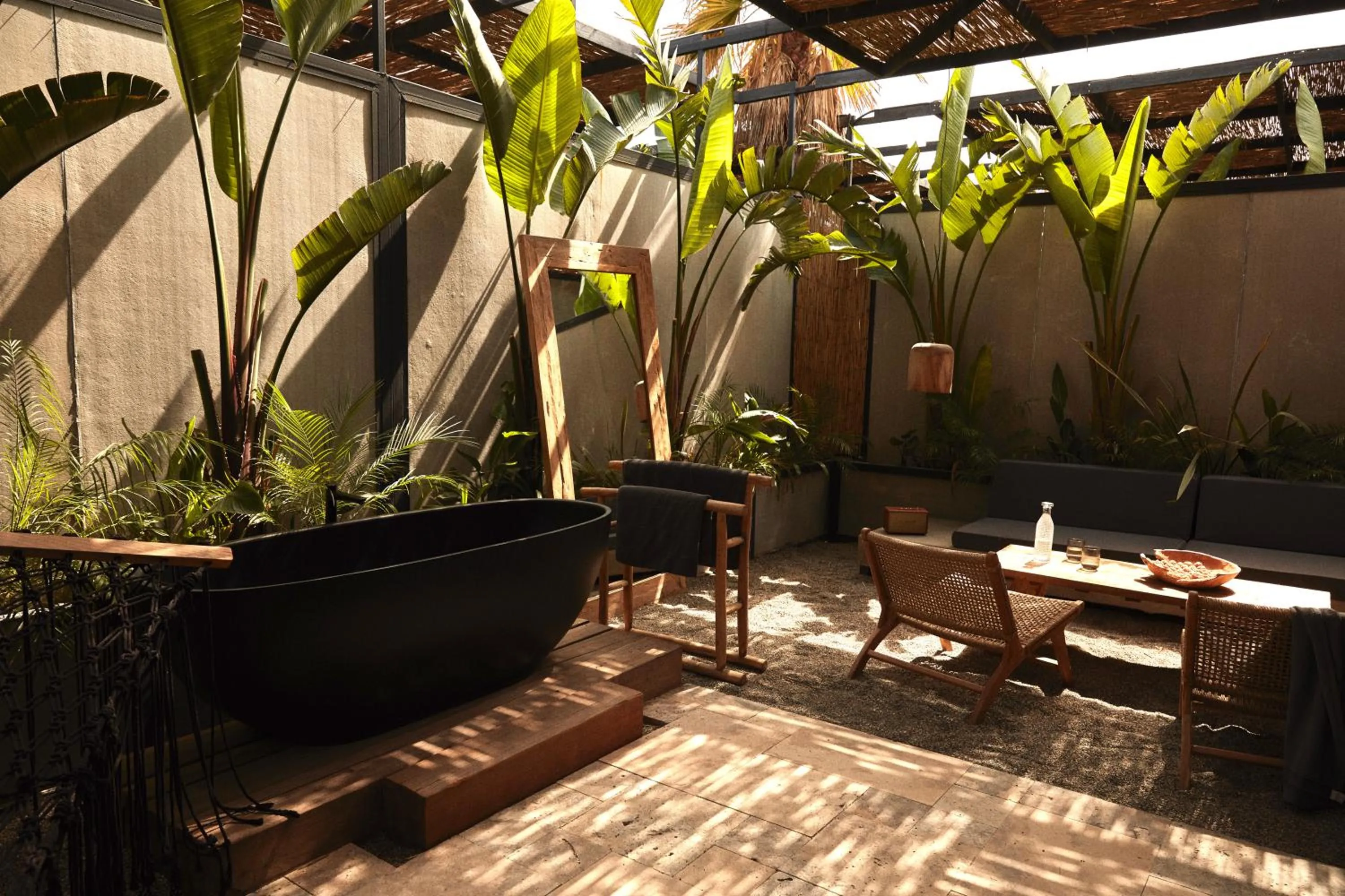 Patio in @before sunset