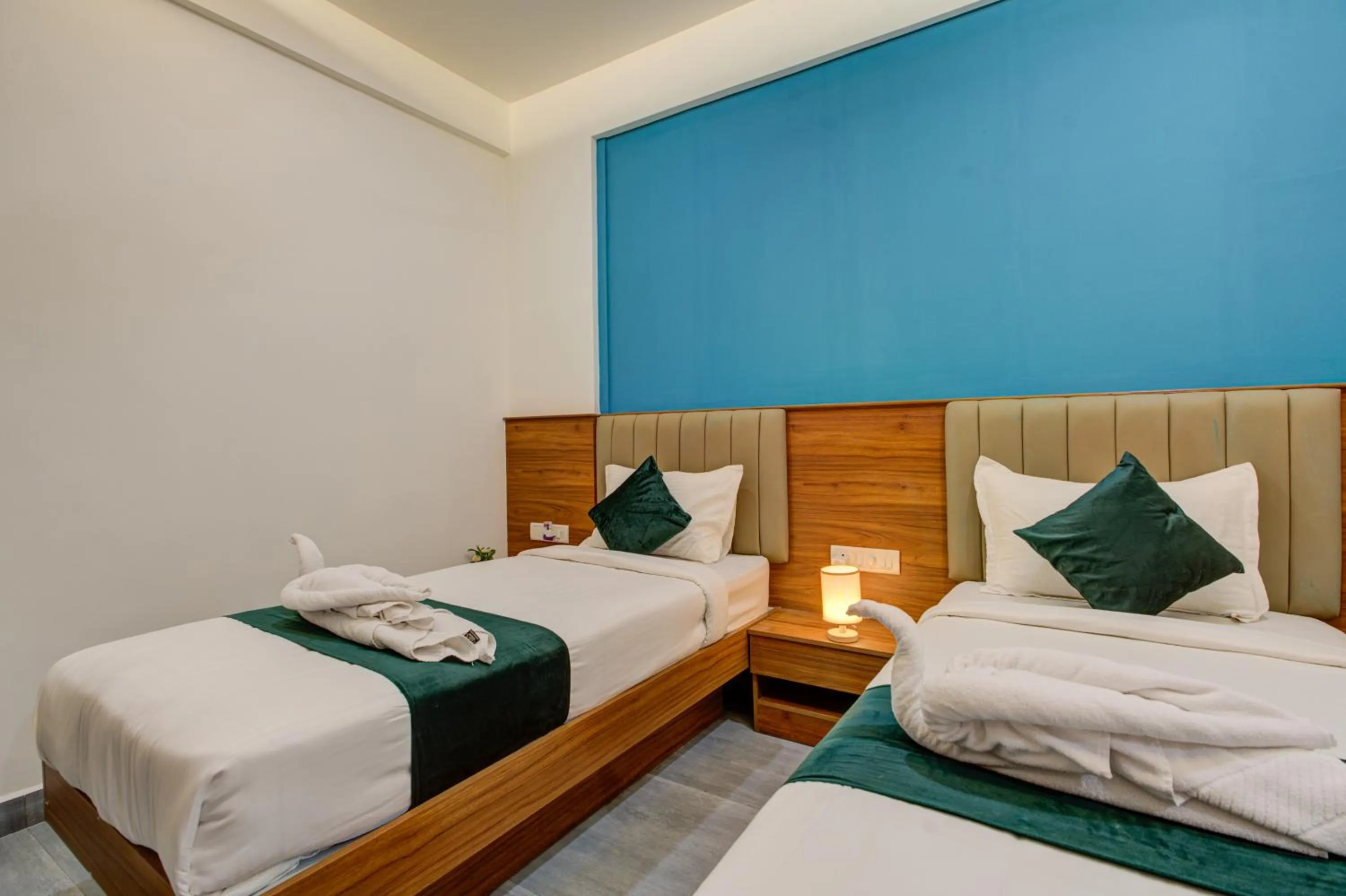 Bed in Silverkey Hotel Yelahanka