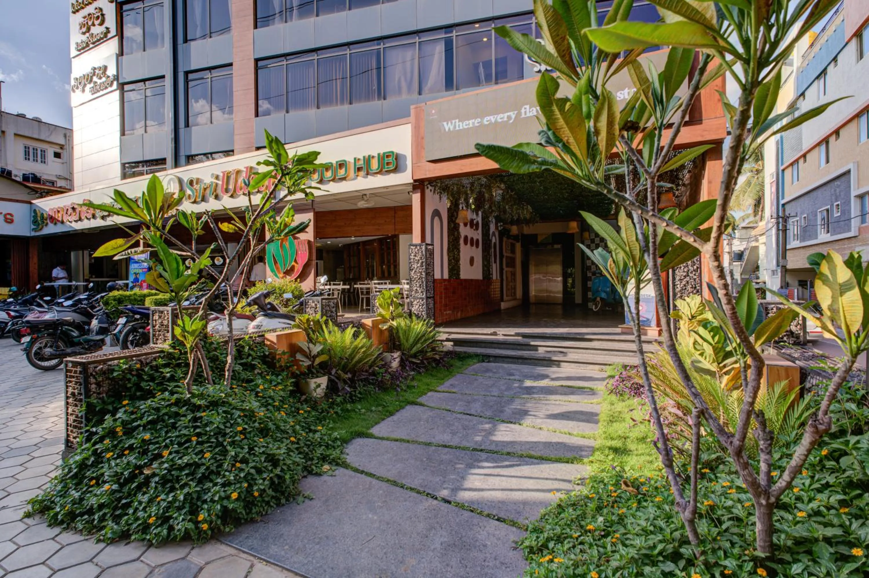 Parking in Silverkey Hotel Yelahanka