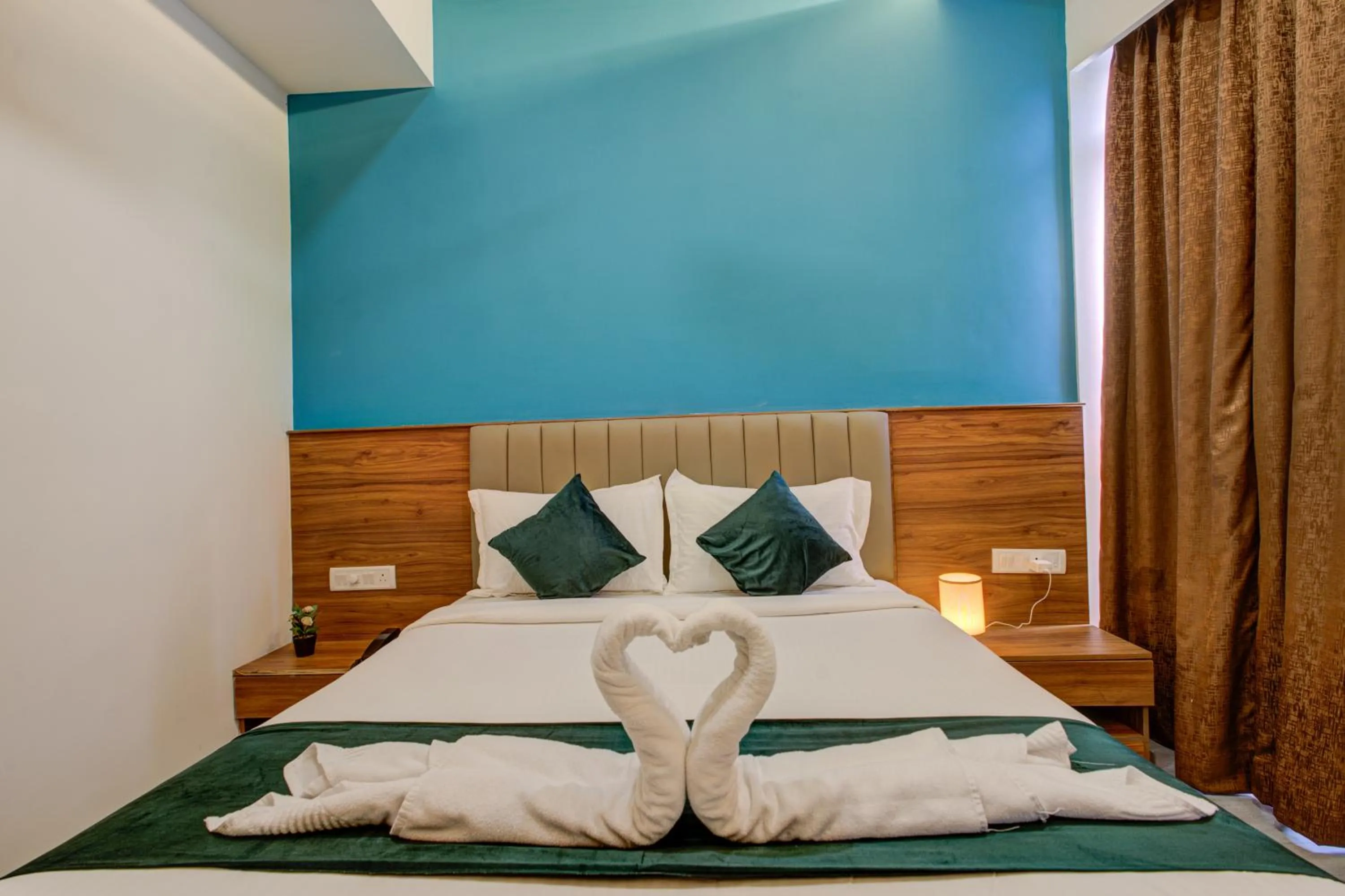 Bed in Silverkey Hotel Yelahanka