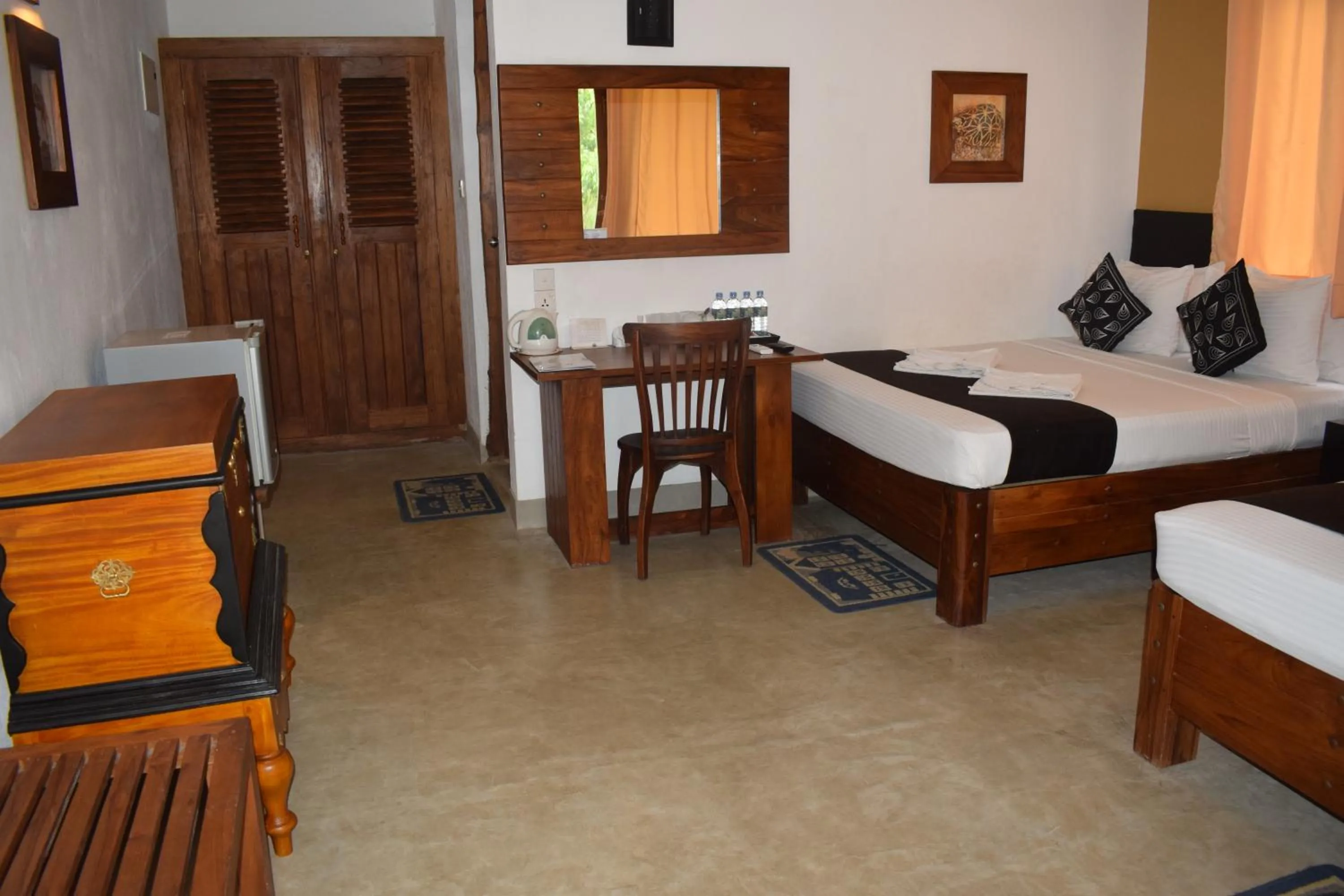 Bed in Nil Diya Mankada Safari Lodge