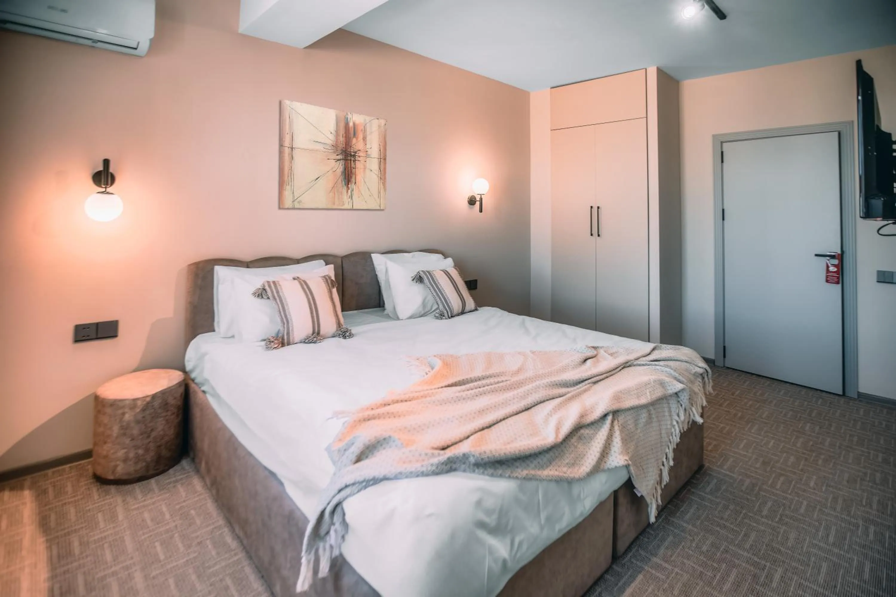 Bed in Dastan Hotel Baku