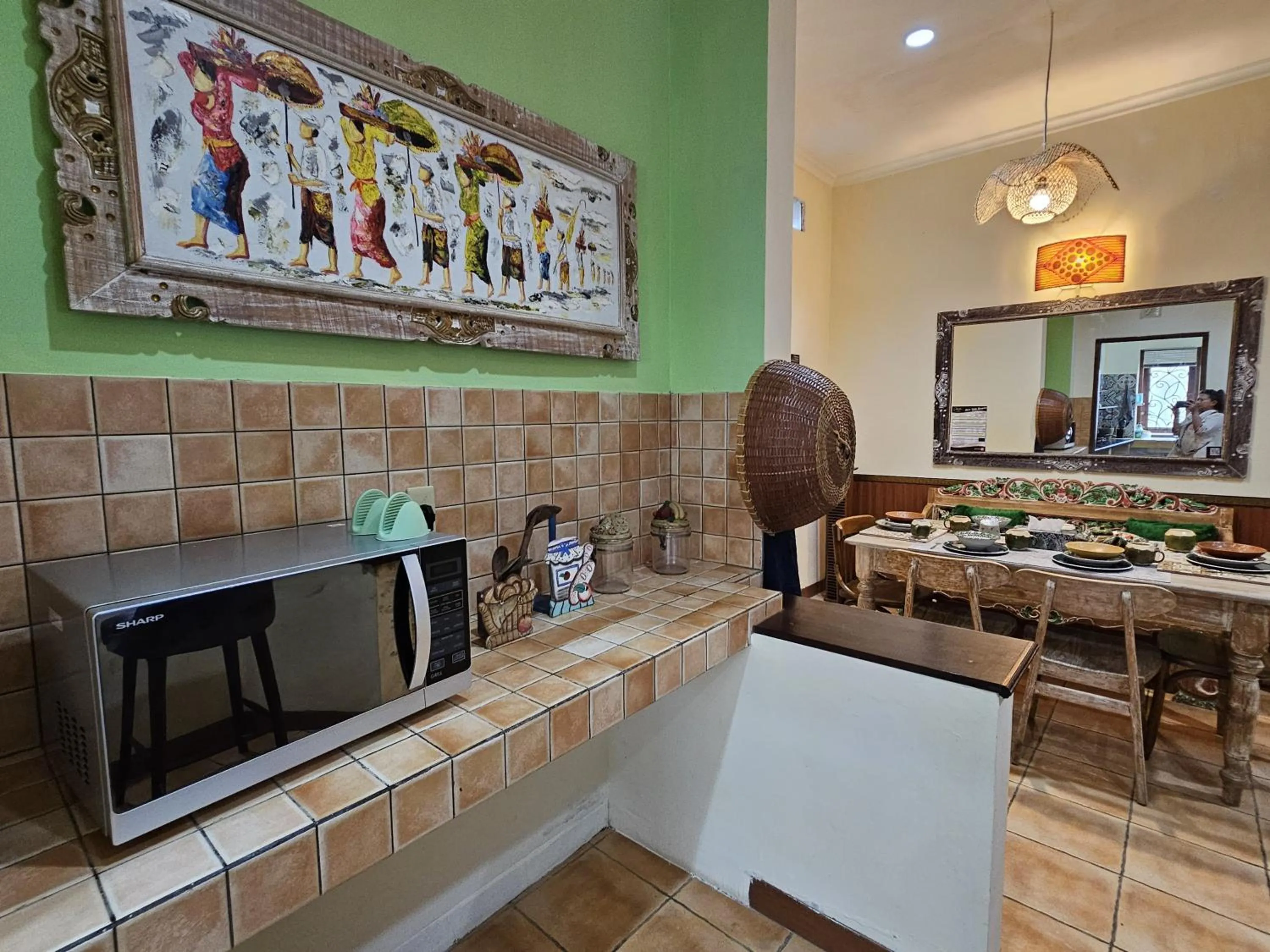 Kitchen or kitchenette in GWK View Boutique Hotel and Residence