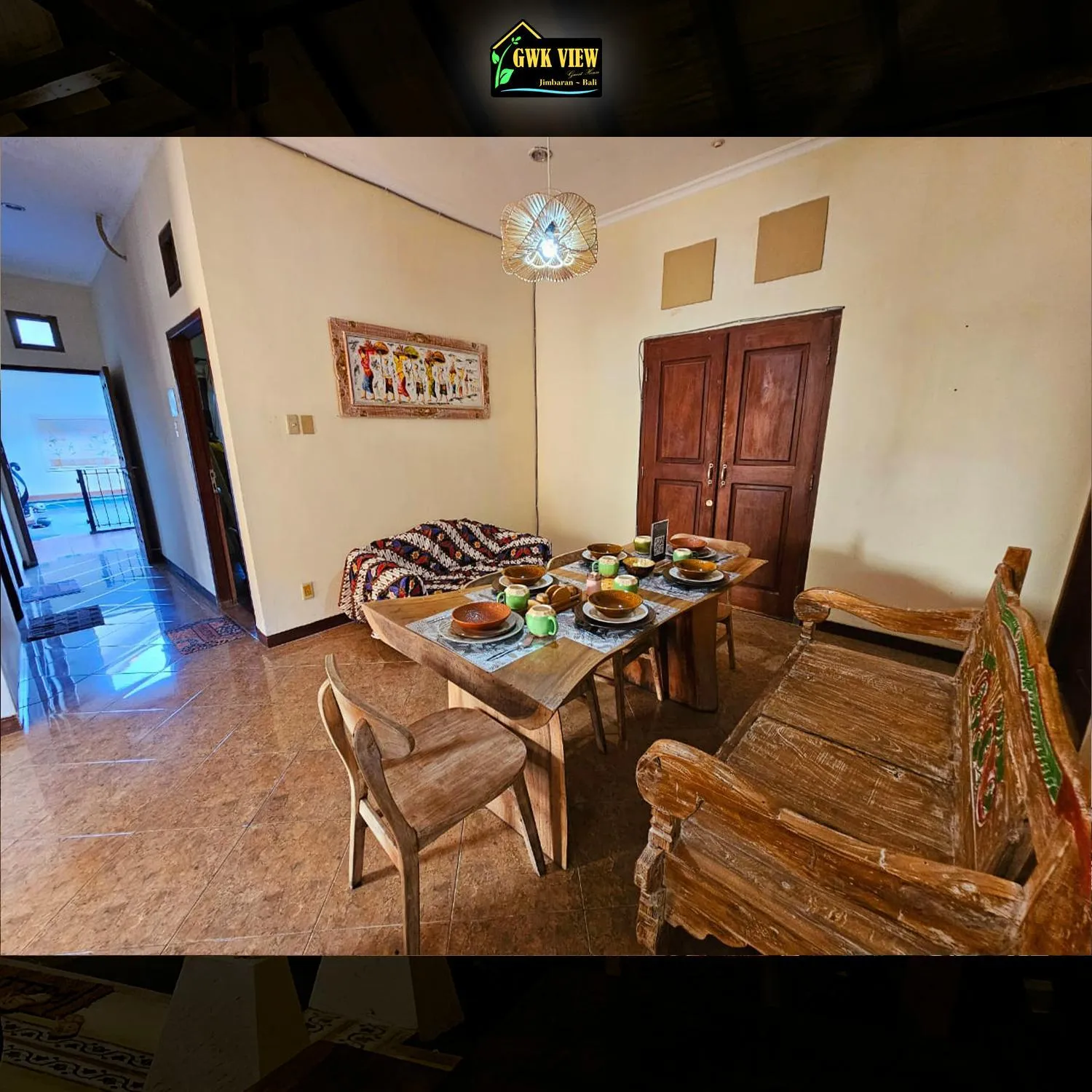 Seating area in GWK View Boutique Hotel and Residence