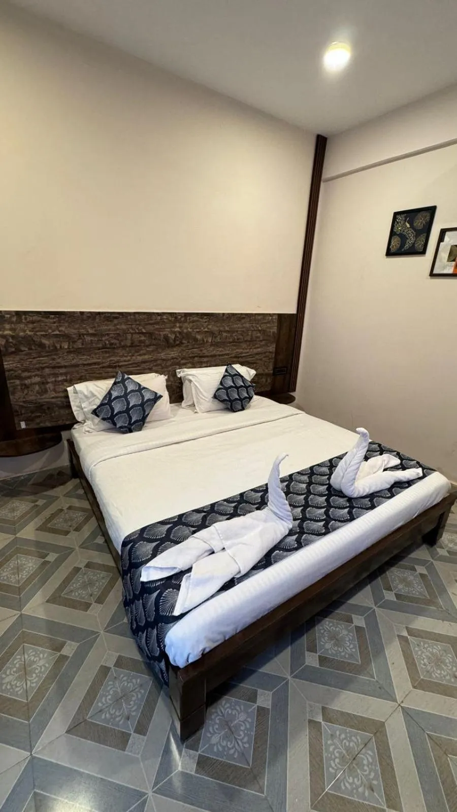 Bed in OZIBA BEACH RESORT